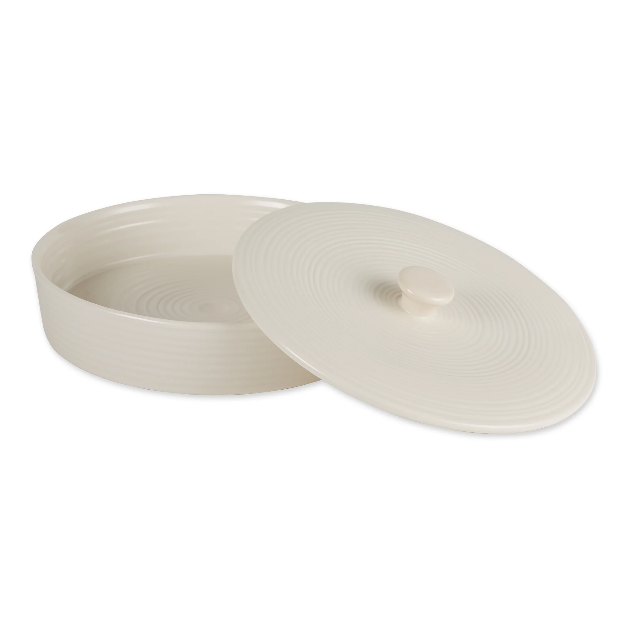 Tortilla Warmer - 10In - Stoneware - White