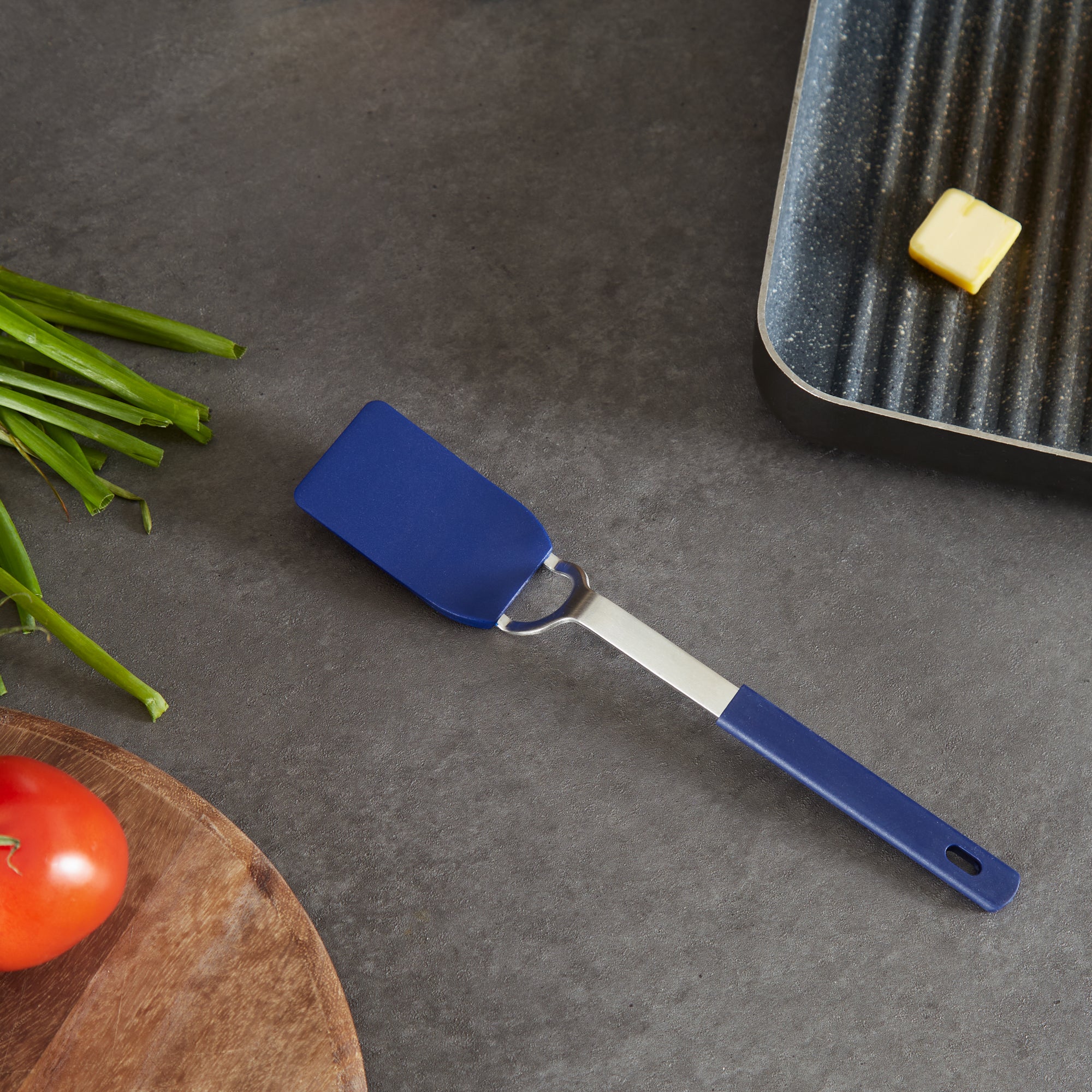 Flexible Nylon Spatula - Small - Blue