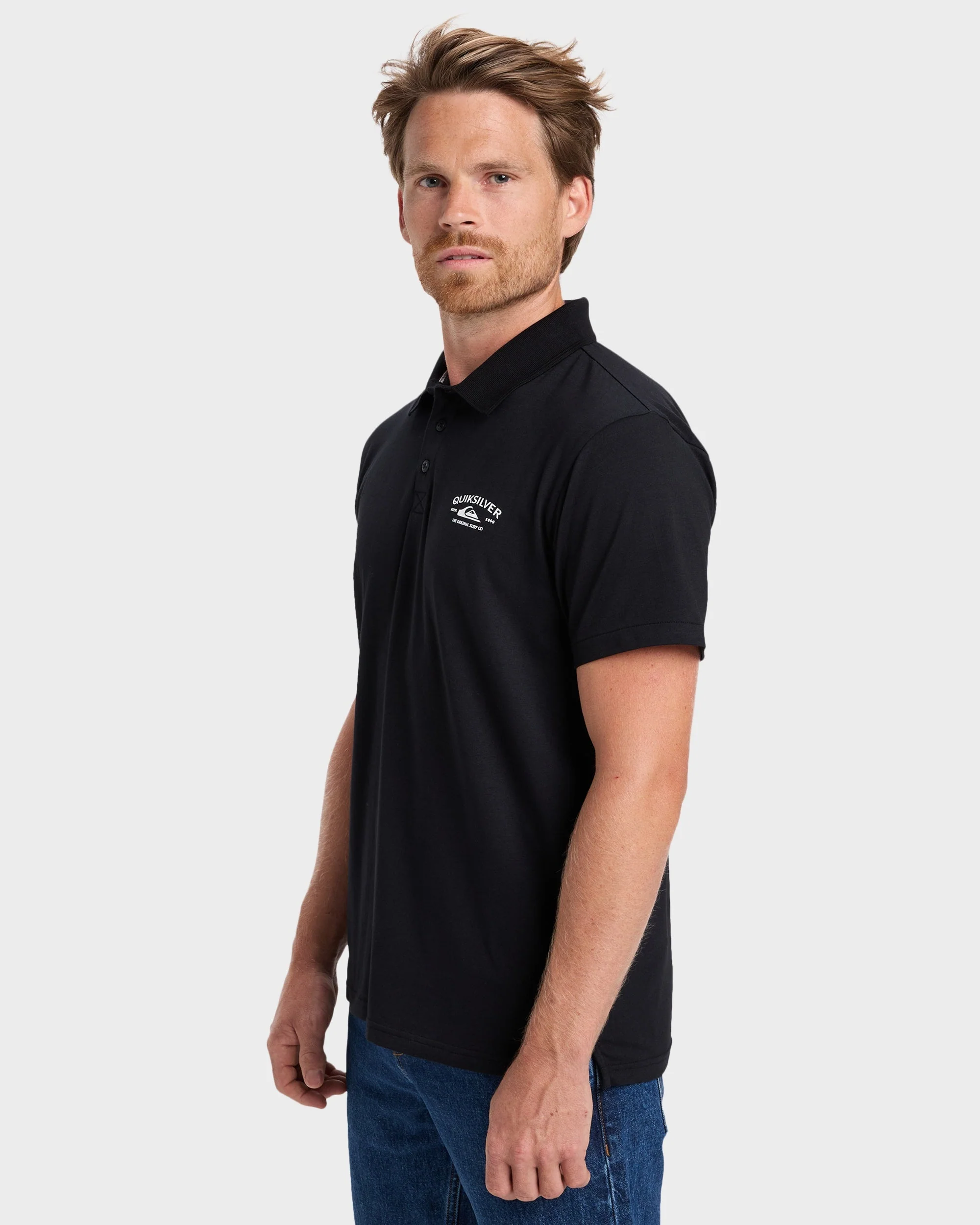 Mens Polo Stretch Short Sleeve Shirt