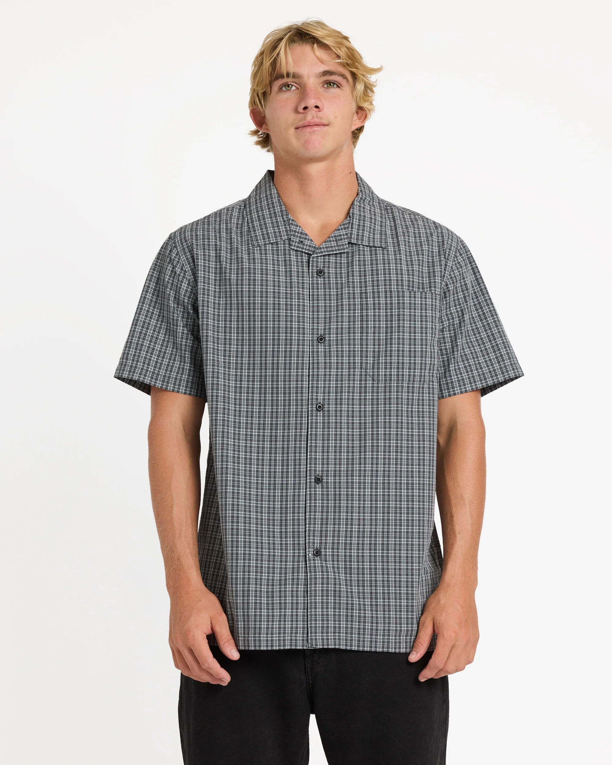 Mens Saturn Casual Short Sleeve Shirt
