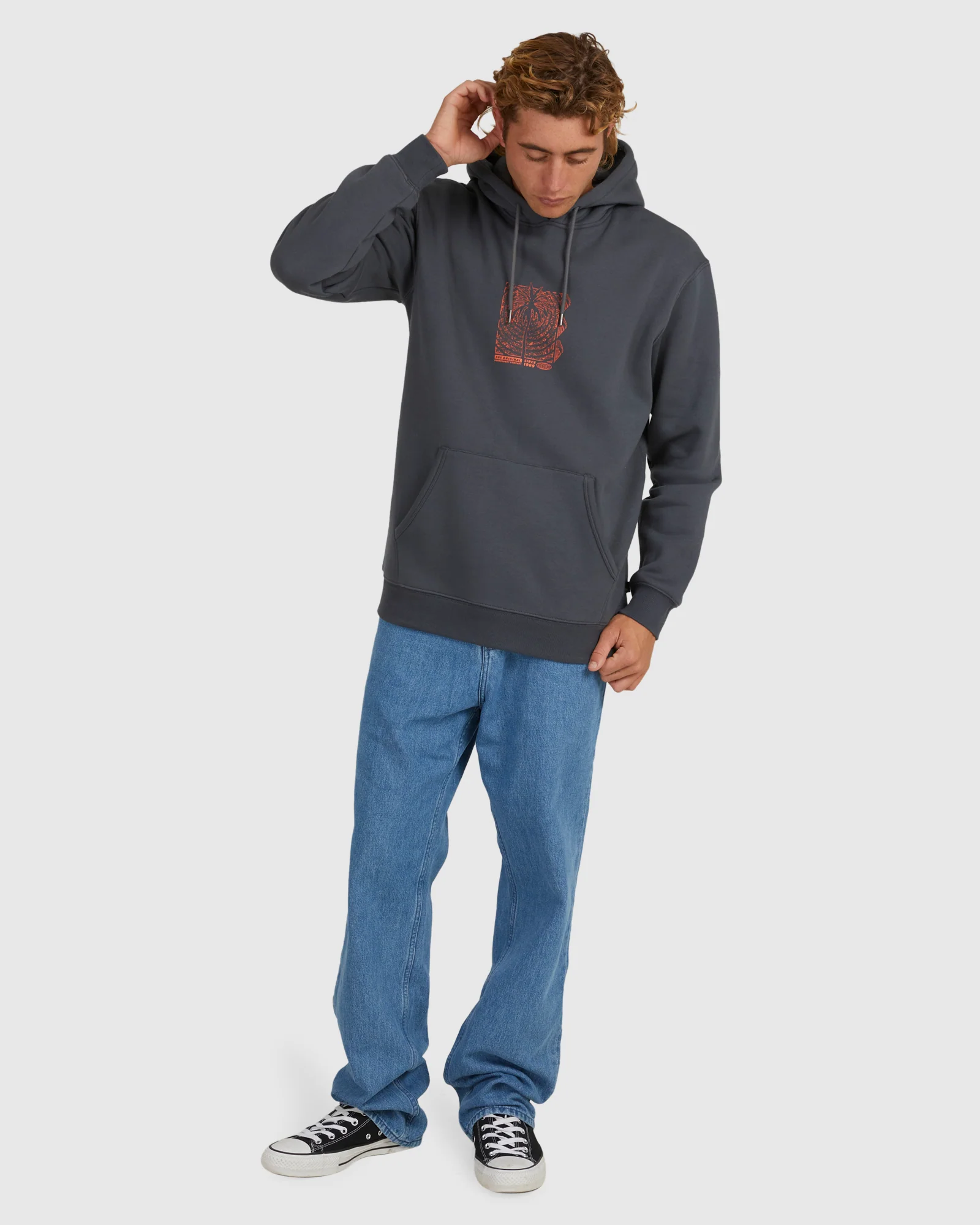 Mens Palm Waves Hoodie