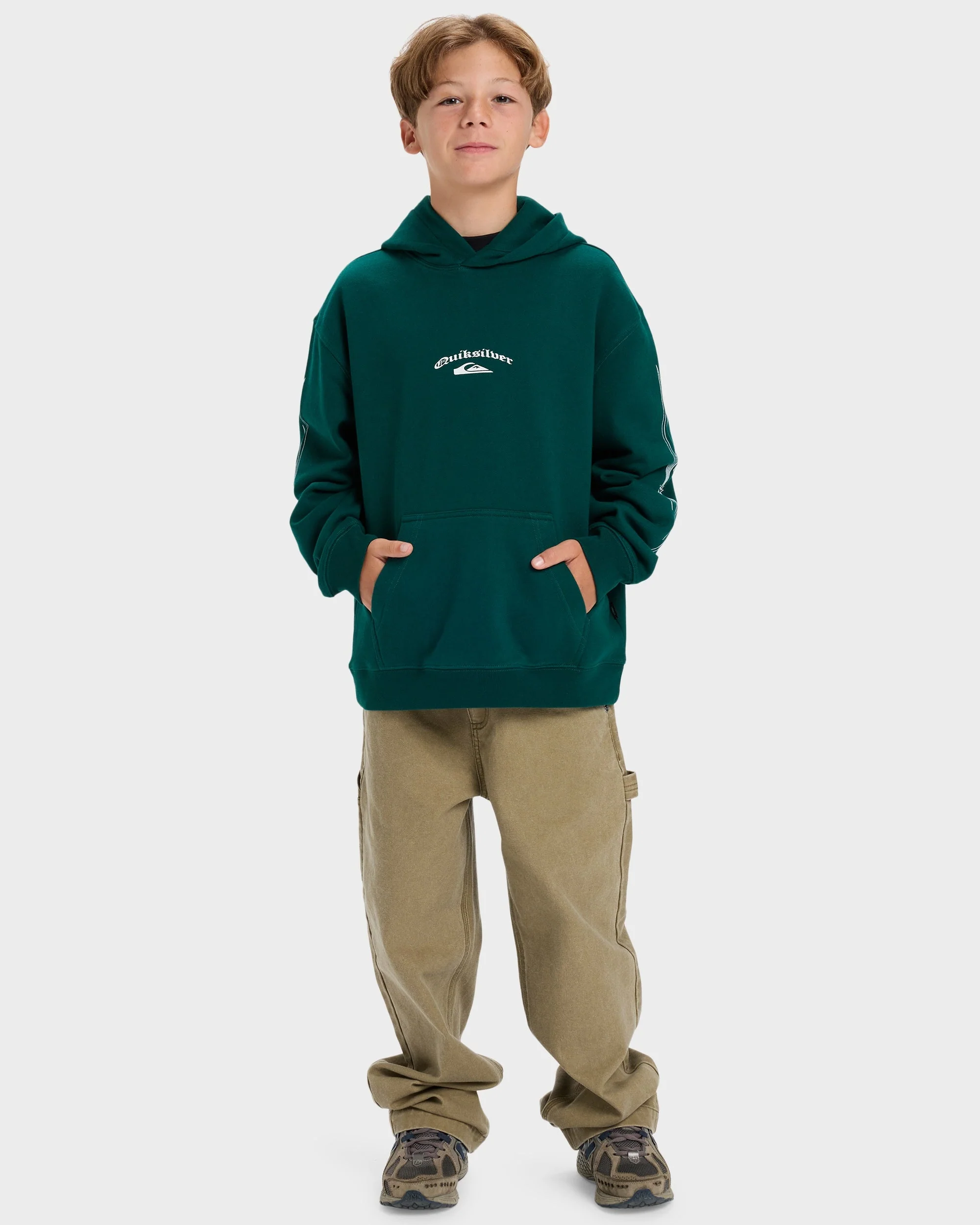 Boys 8-16 Stretch Tribal Pullover Hoodie
