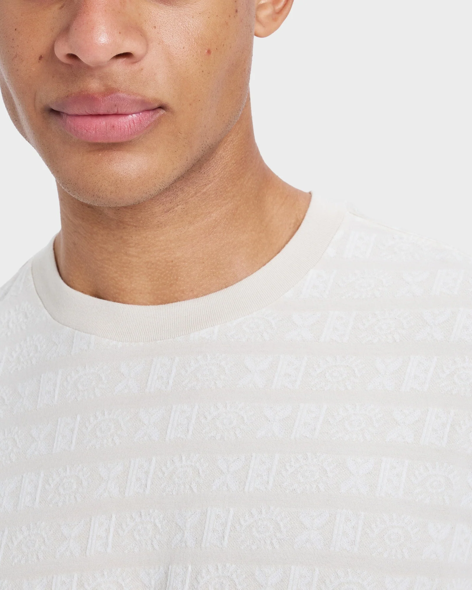 Mens Wind Jacquard T-Shirt
