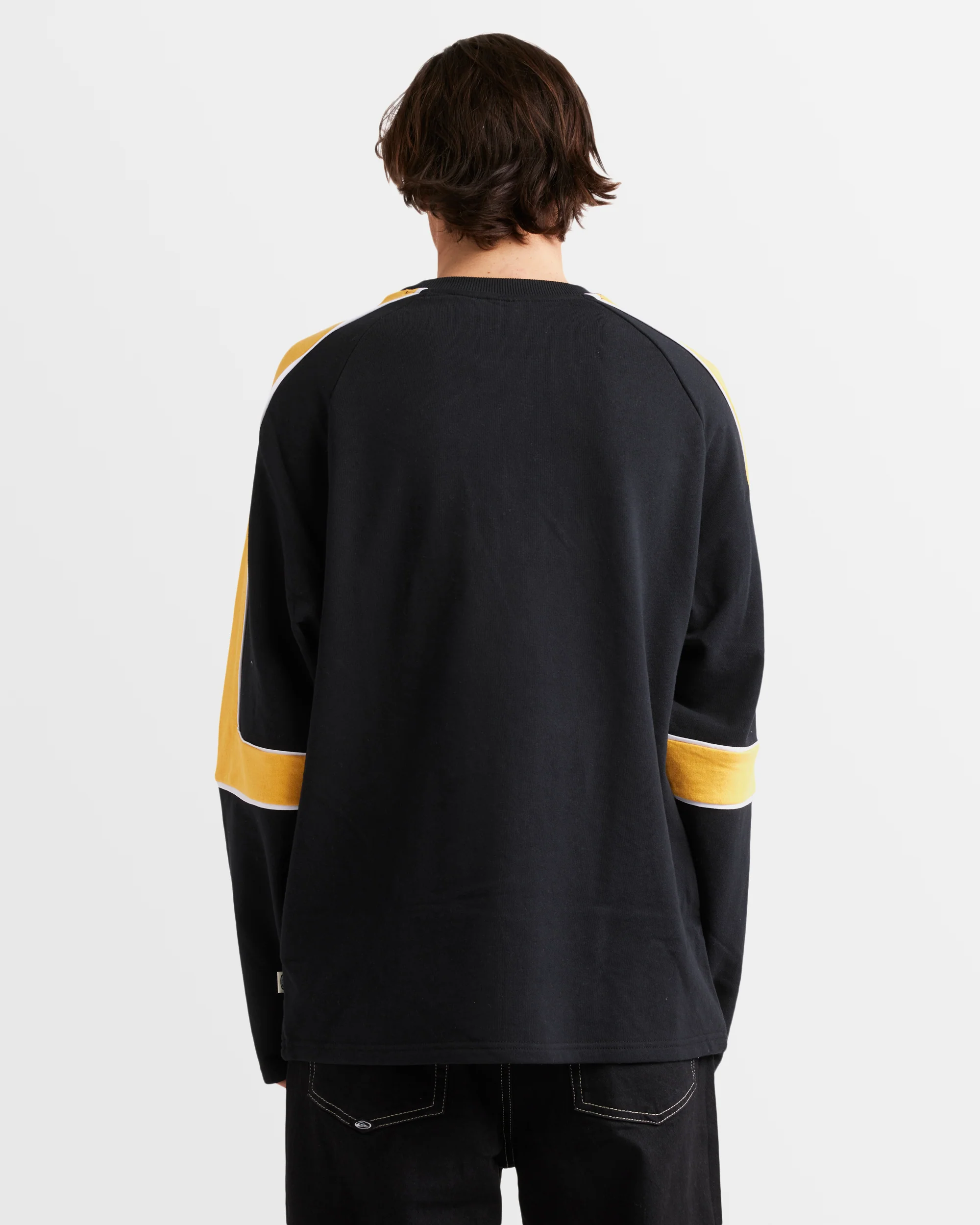 Mens Saturn Panel Crew Neck Sweatshirt