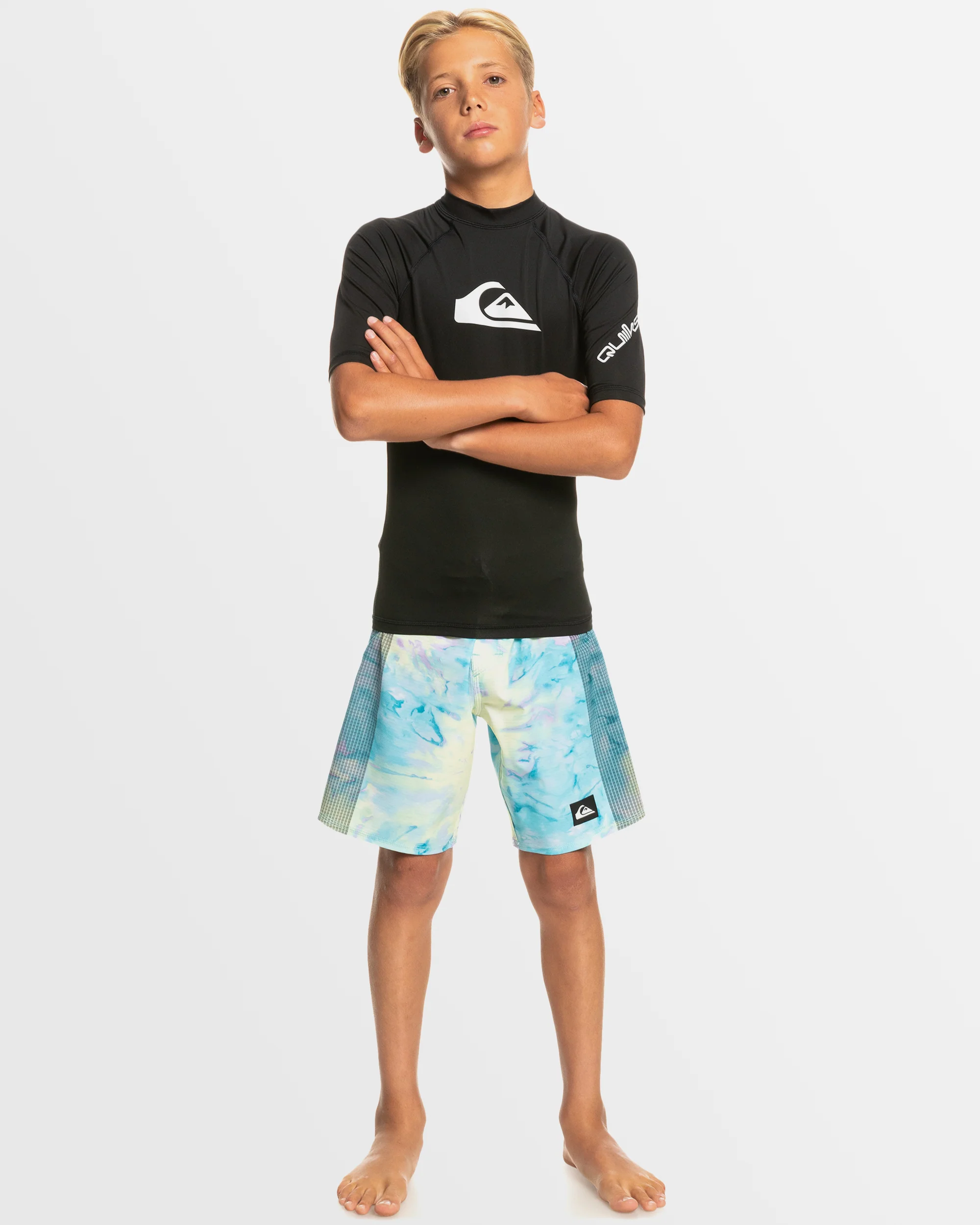Boys 8-16 All Time Short Sleeve UPF 50 Rash Vest
