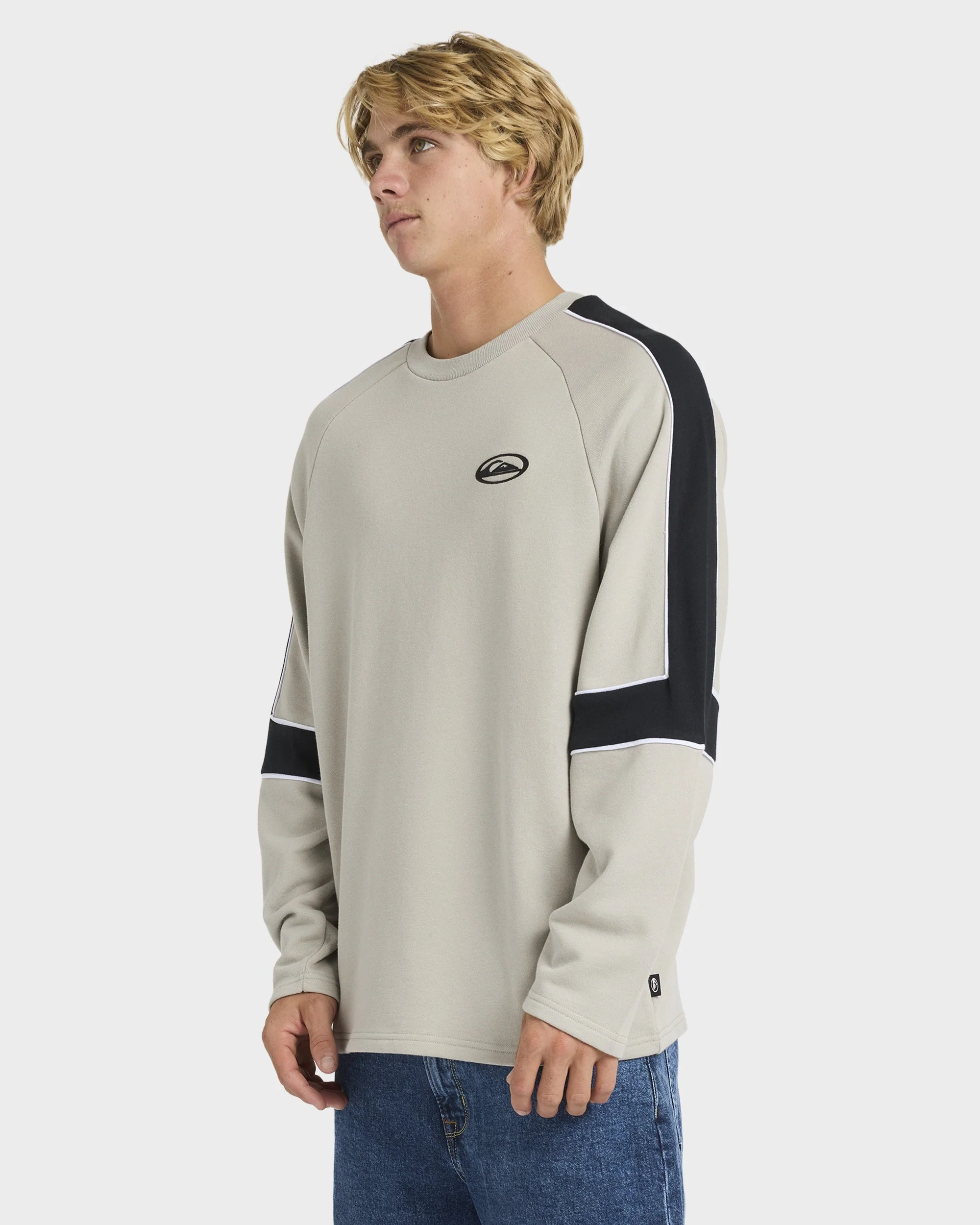 Mens Saturn Panel Crew Neck