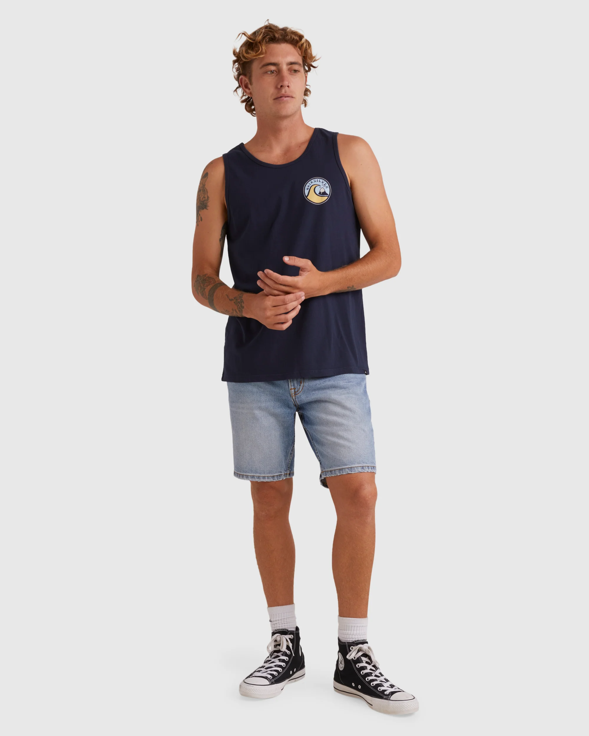 Mens Feeling The Vibe Muscle Vest Top