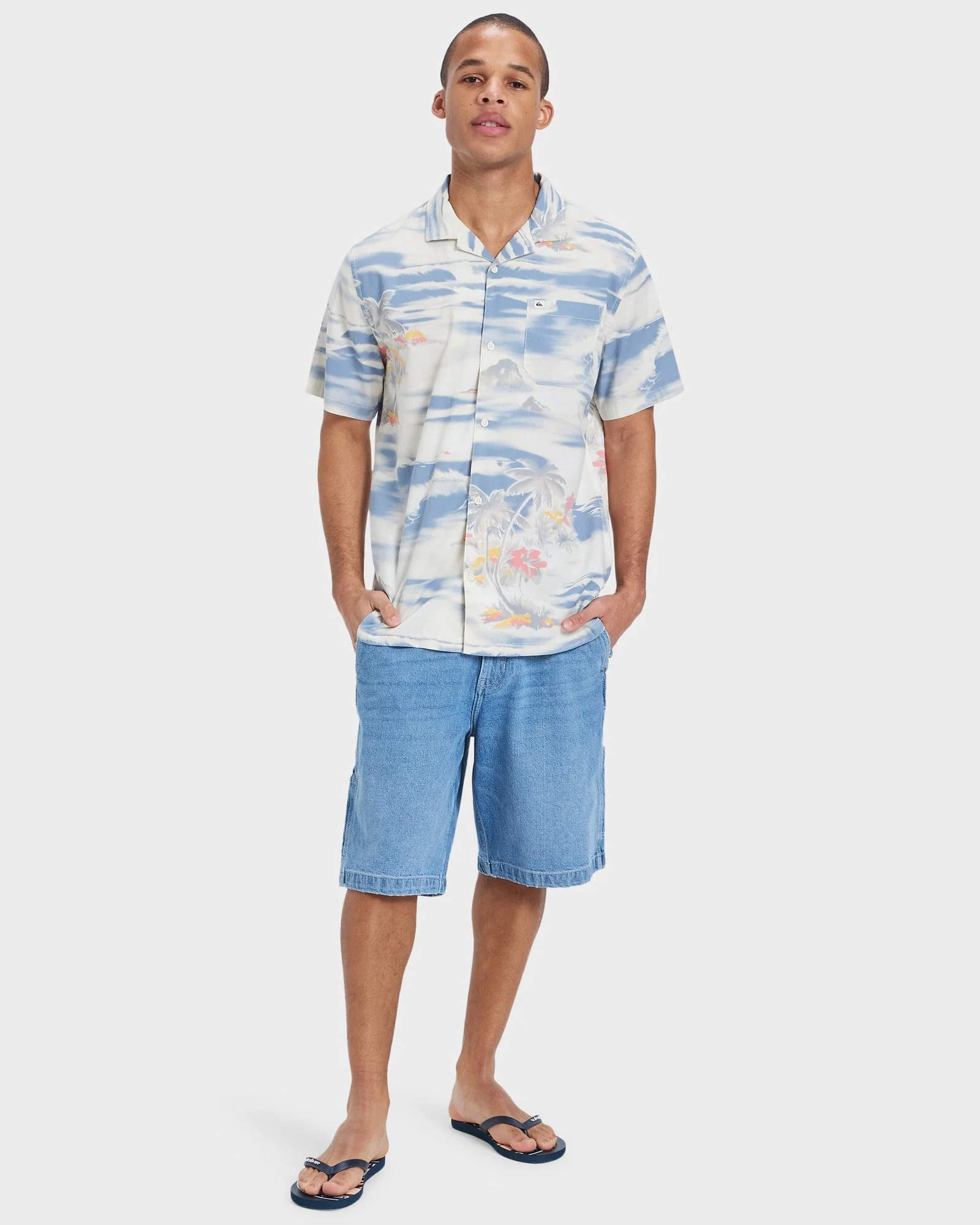 Mens Beach Club Short Sleeve Shirt