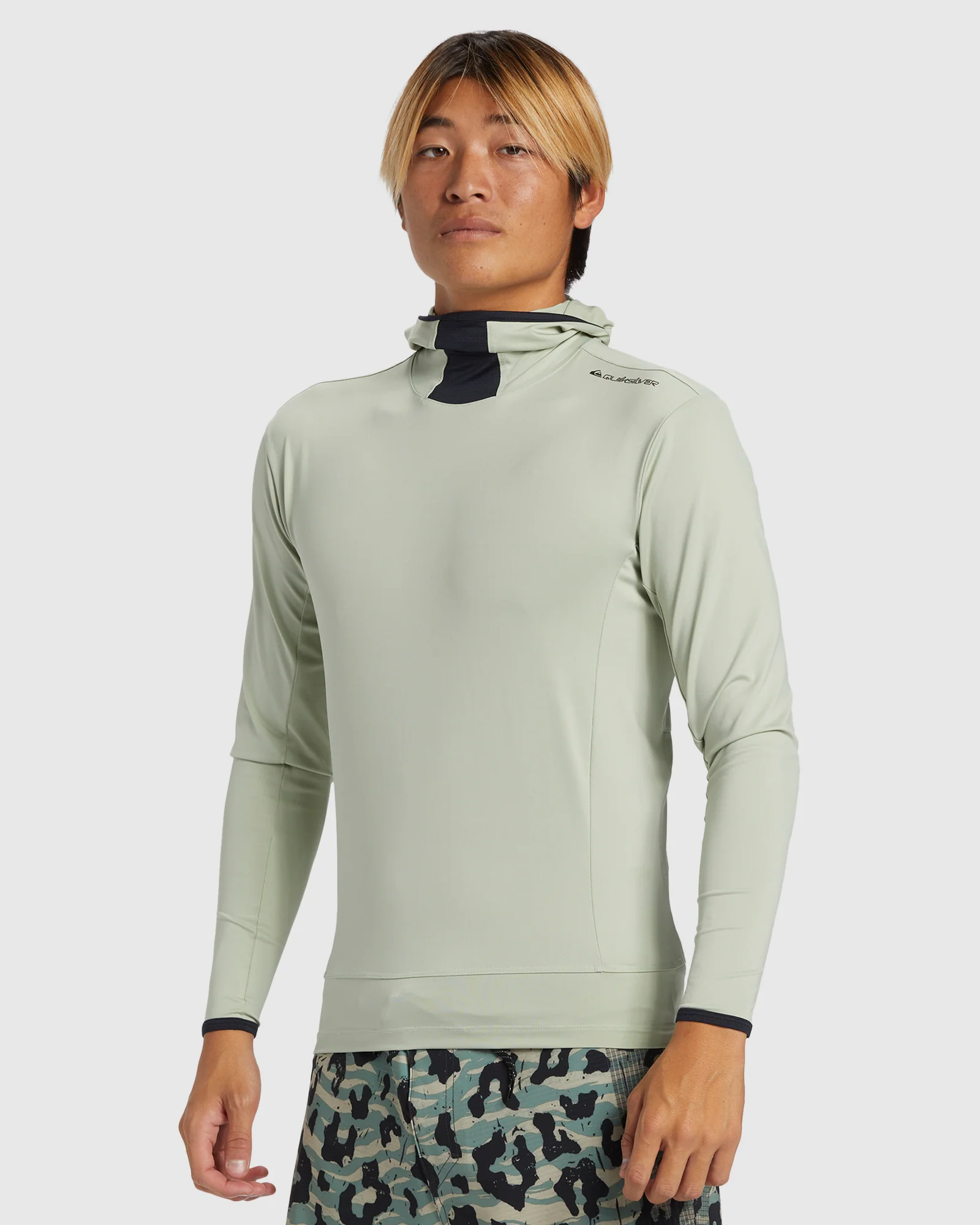 Mens Highline Long Sleeve Upf 50 Hooded Surf T-Shirt