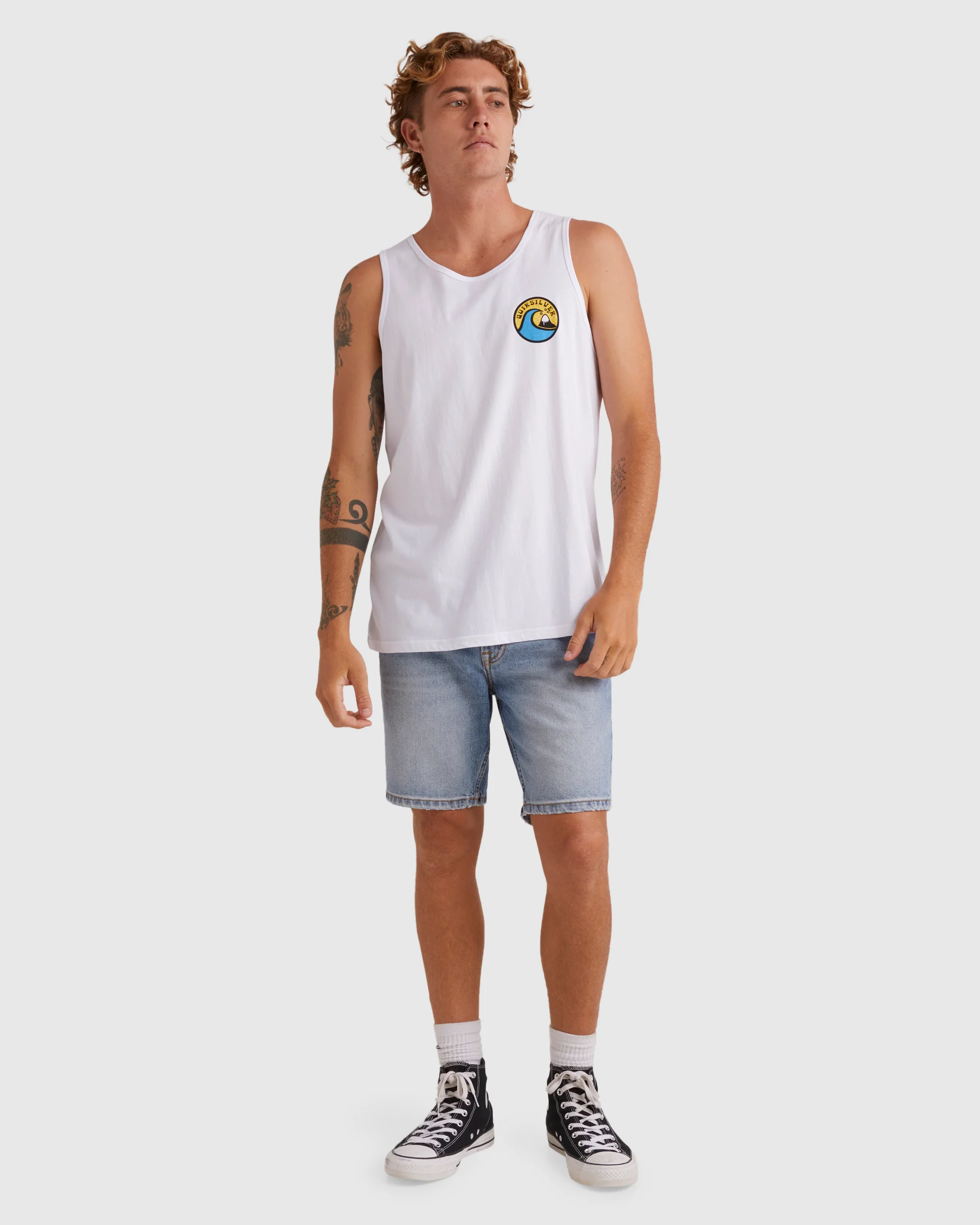 Mens Feeling The Vibe Muscle Vest Top