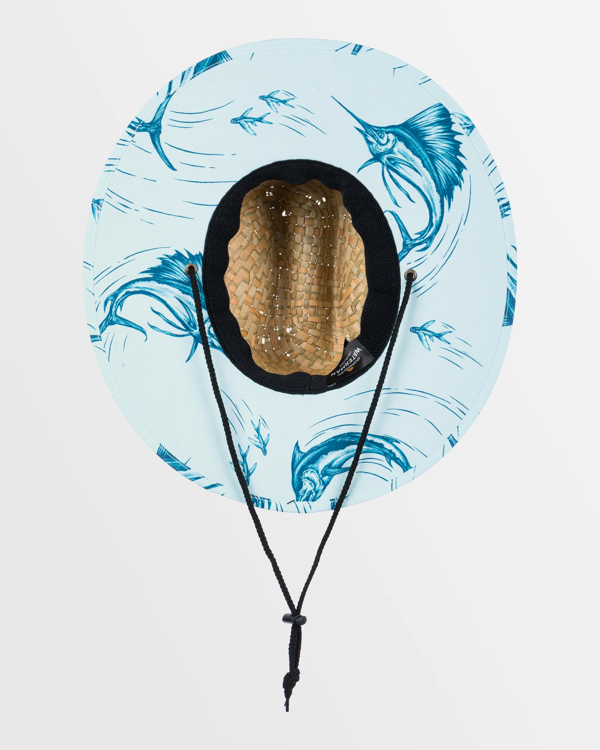 Mens Waterman Outsider Straw Lifeguard Hat