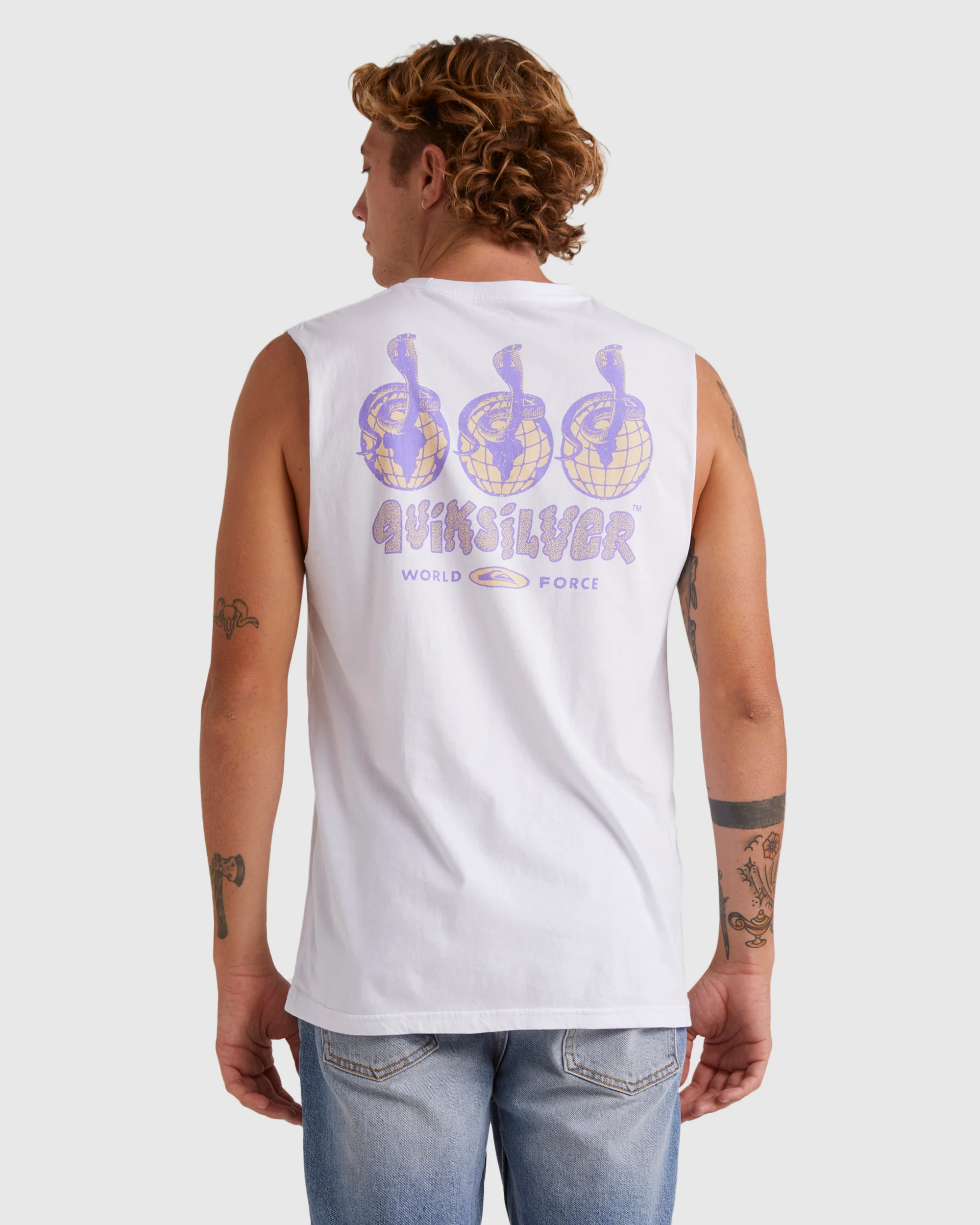 Mens Global Force Sleeveless Muscle T-Shirt