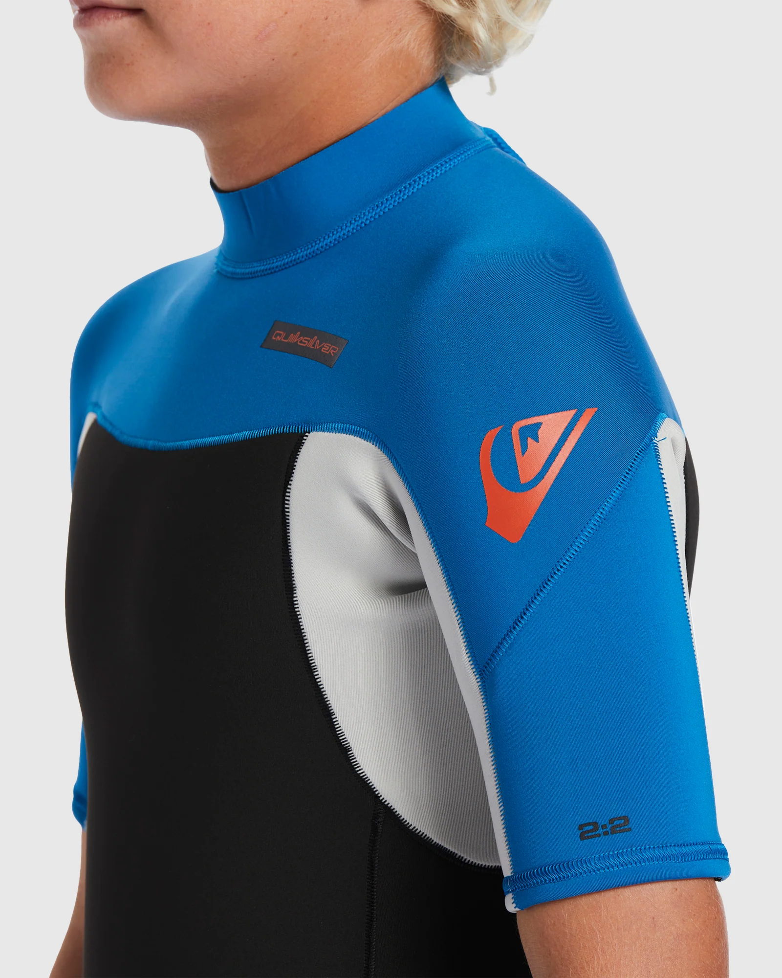 Boys 8-16 2/2mm Everyday Sessions Short Sleeve Back Zip Springsuit