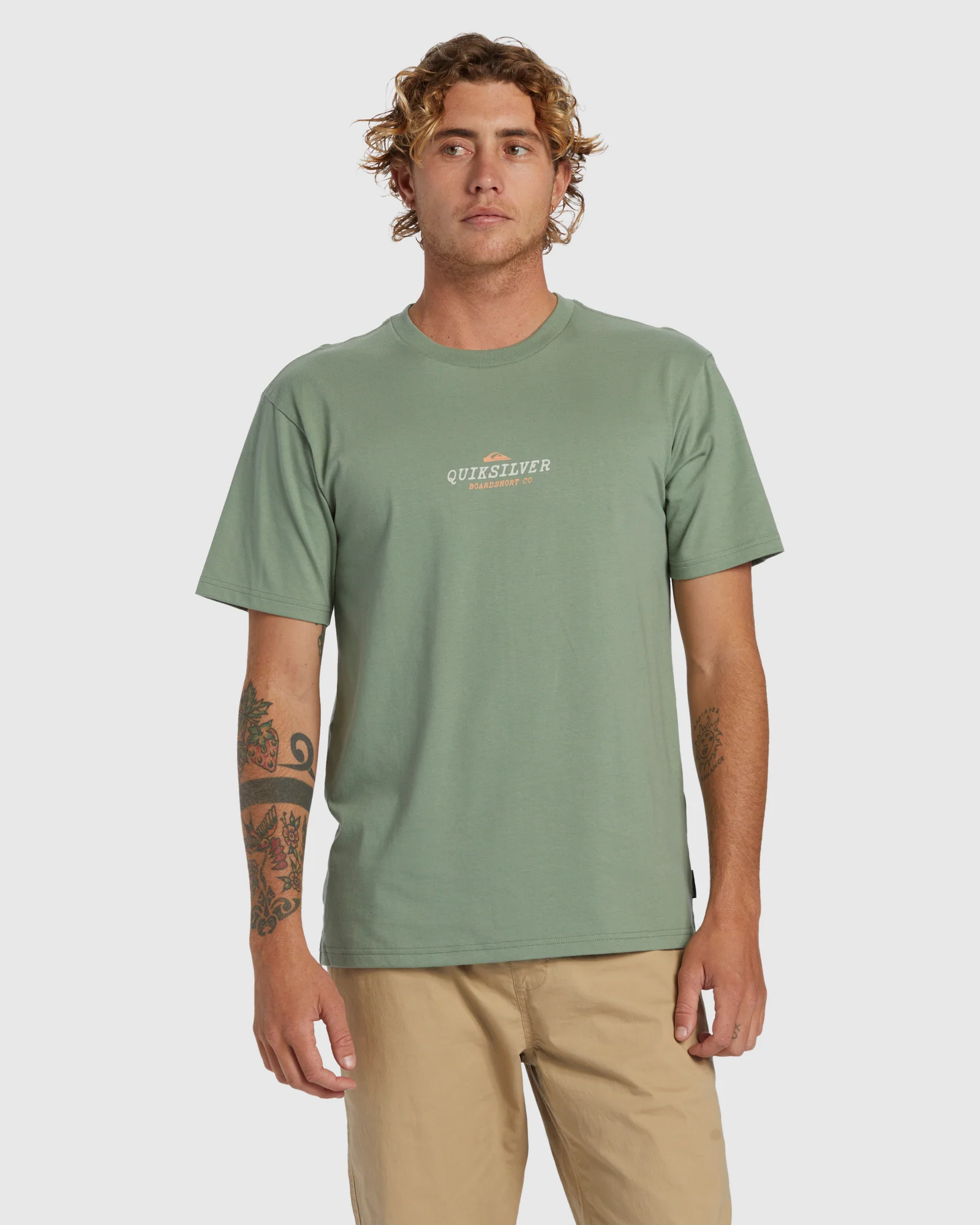 Mens Hibiscus Short Sleeve T-Shirt