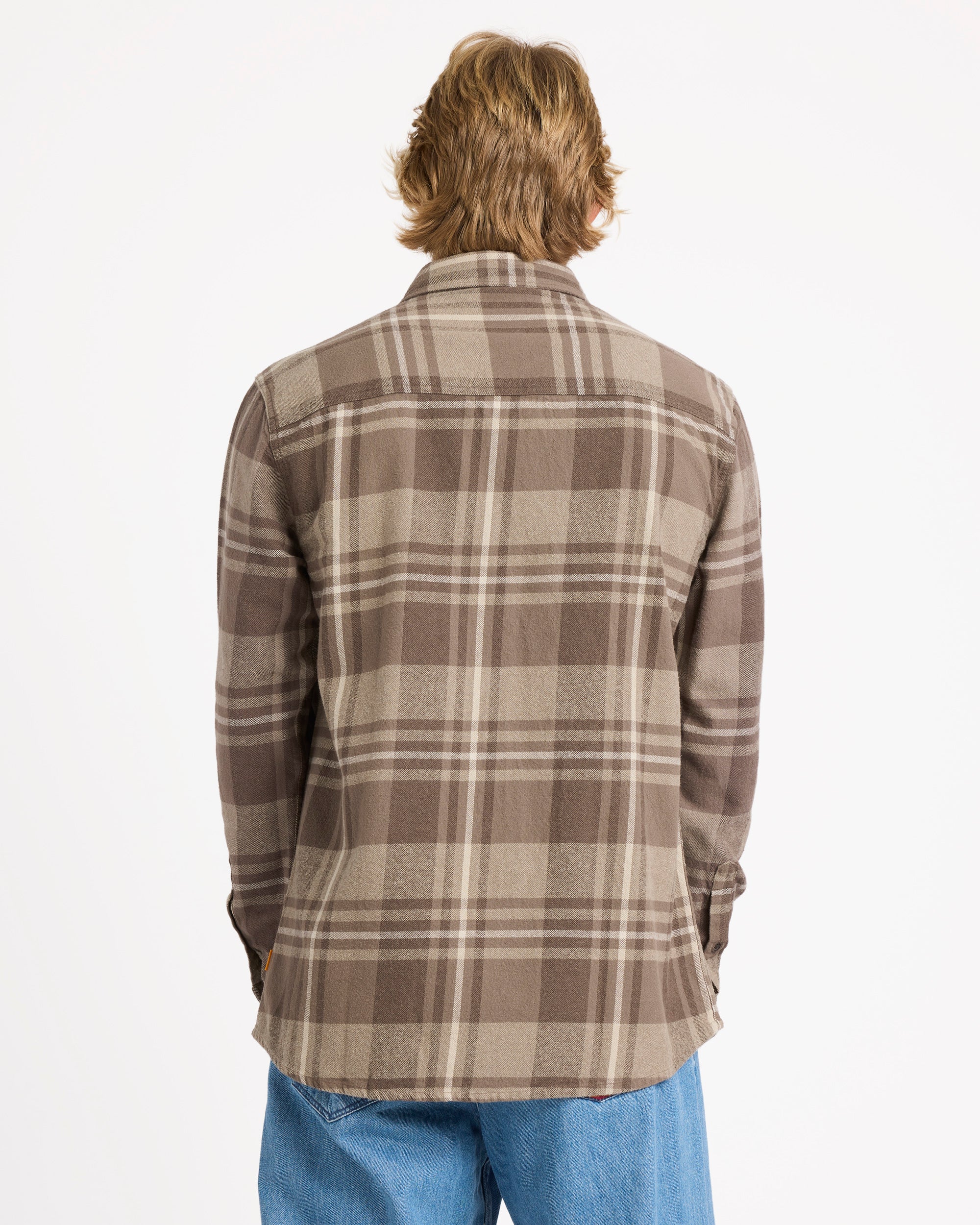 Mens Scribe Plaid Long Sleeve Shirt