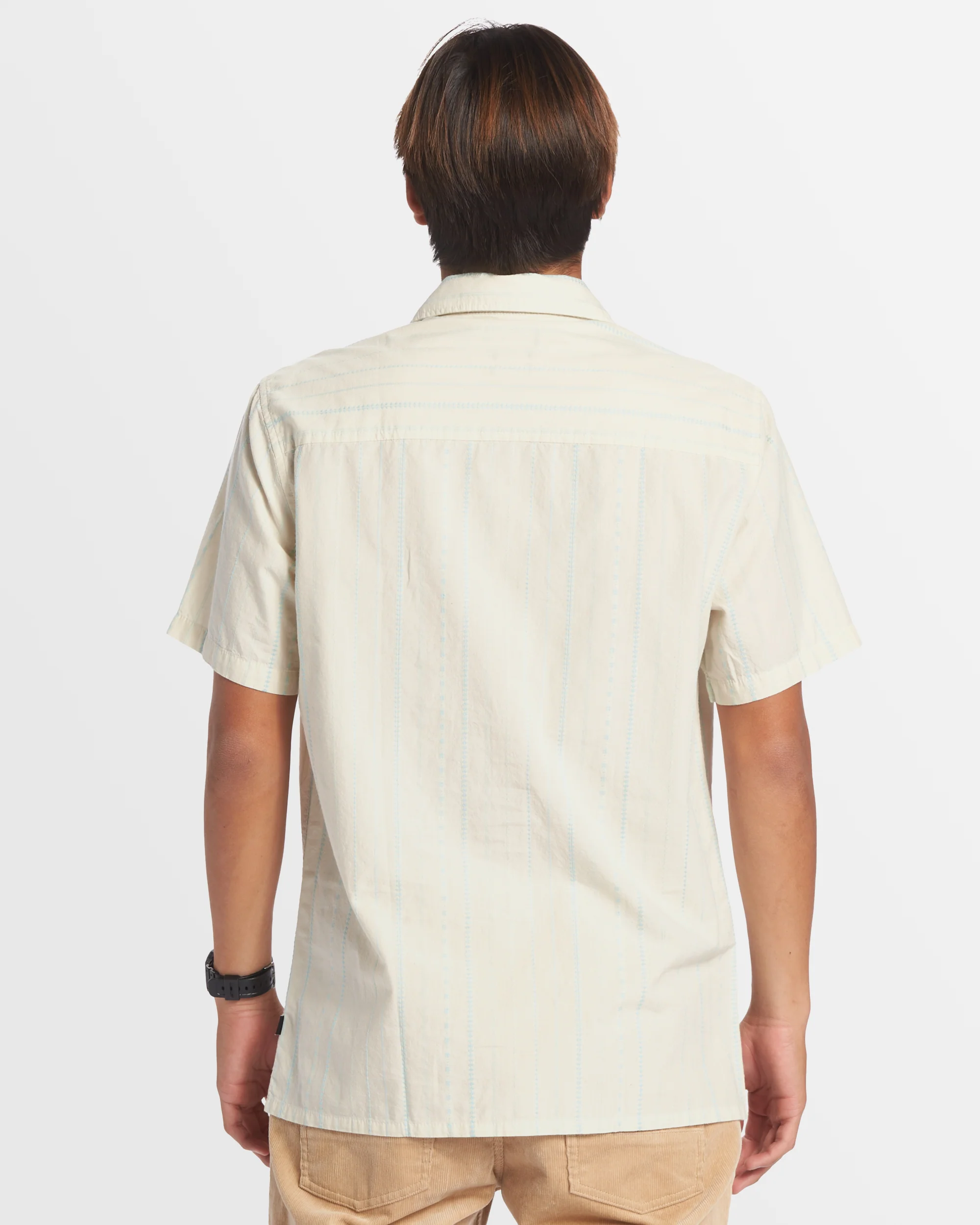 Mens Pacific Stripe Short Sleeve Shirt