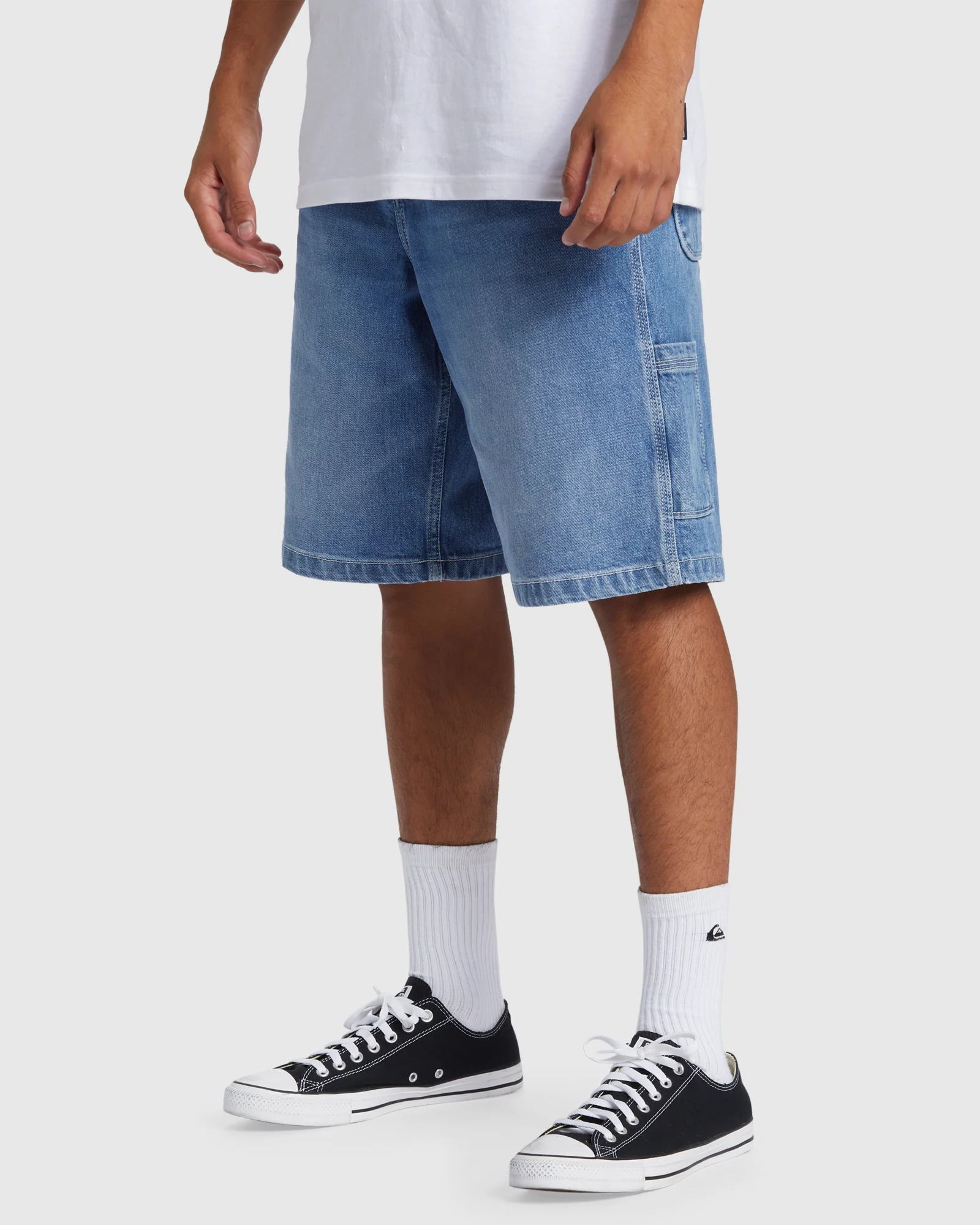 Mens Carpenter Denim Shorts