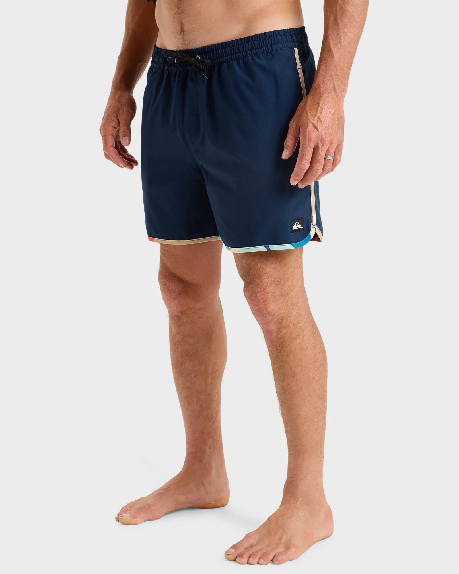 Mens Surfslik Scallop 16 Swim Shorts