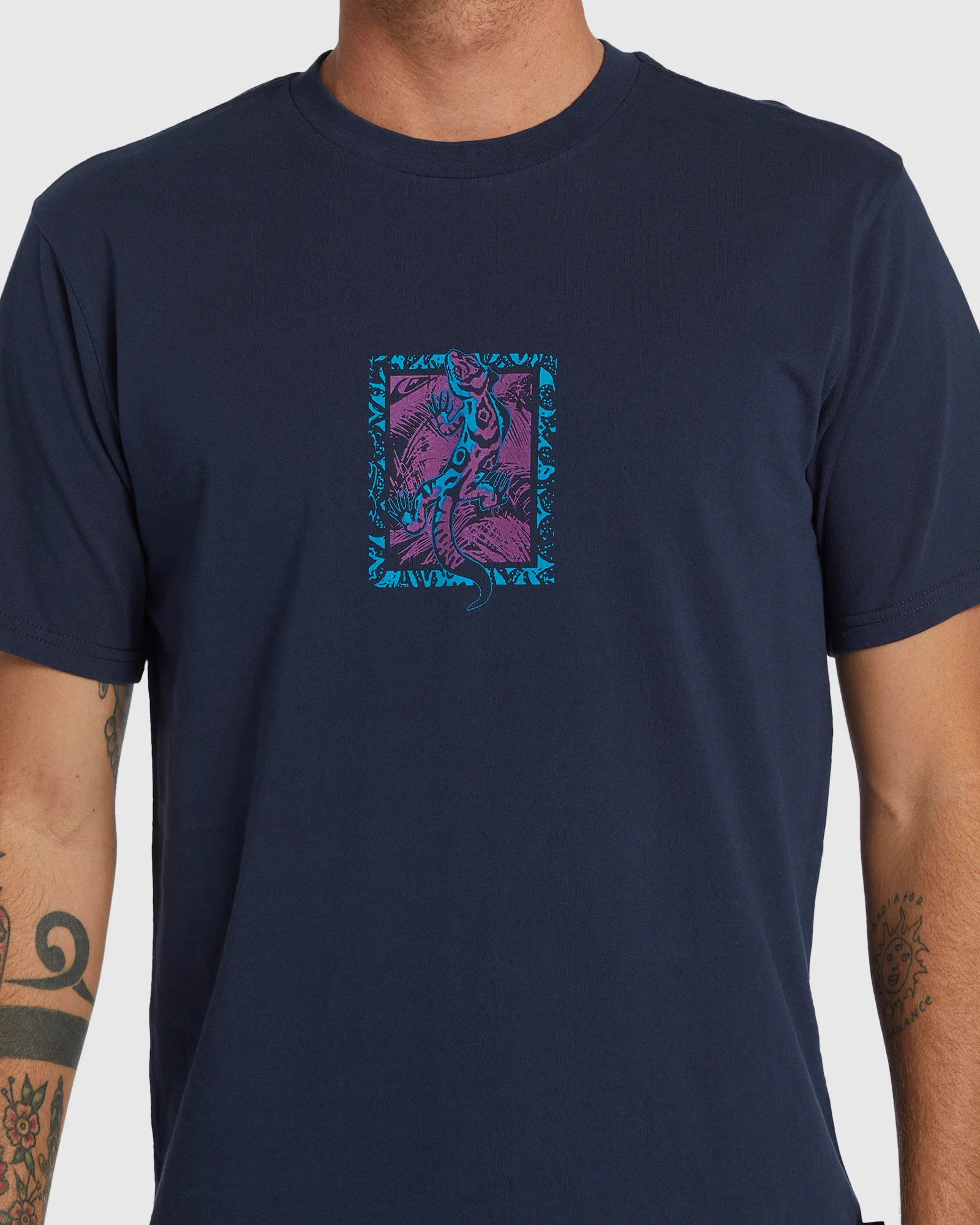 Mens Reptillia Oversized Short Sleeve T-Shirt