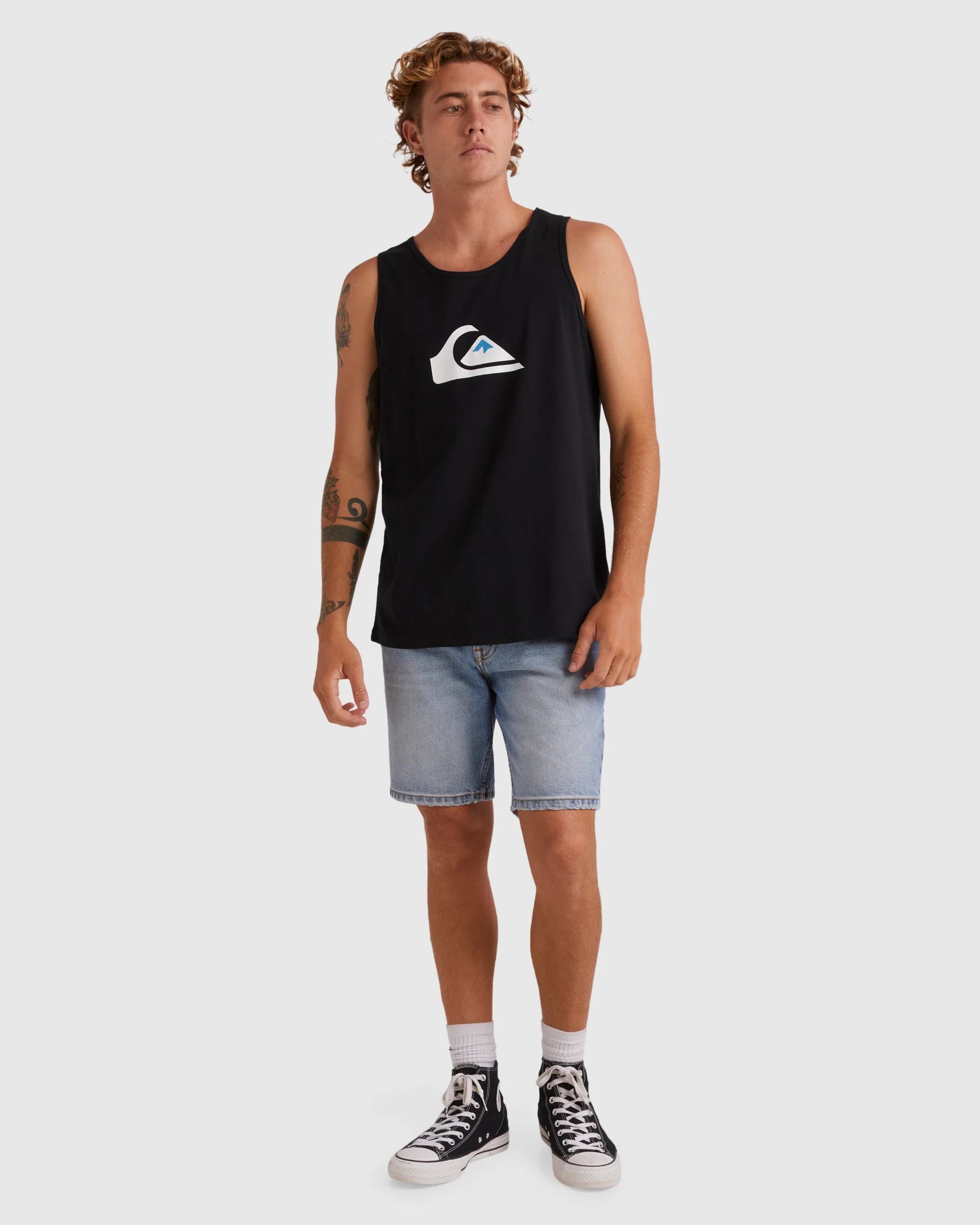 Mens Comp Logo Muscle Vest Top