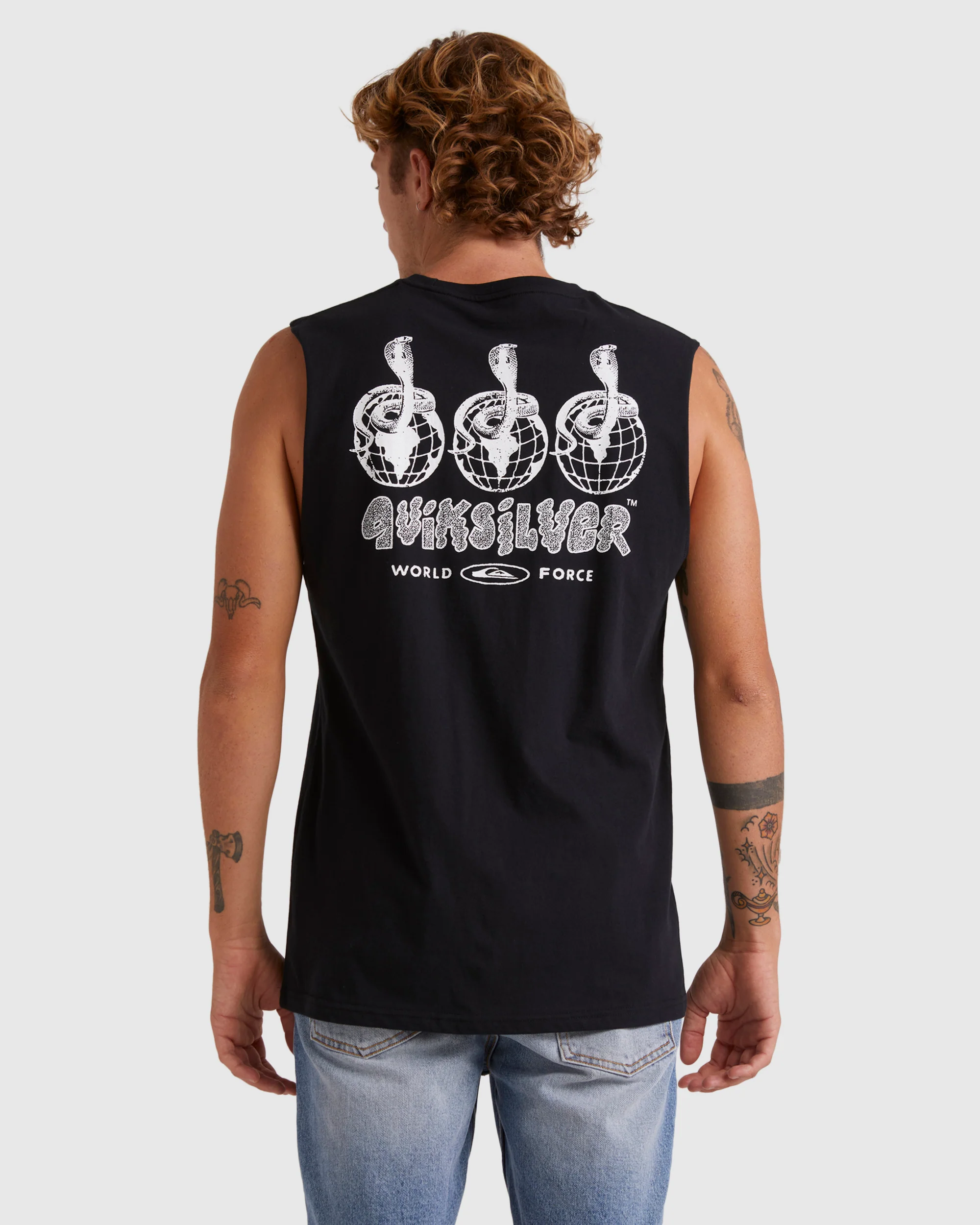 Mens Global Force Sleeveless Muscle T-Shirt