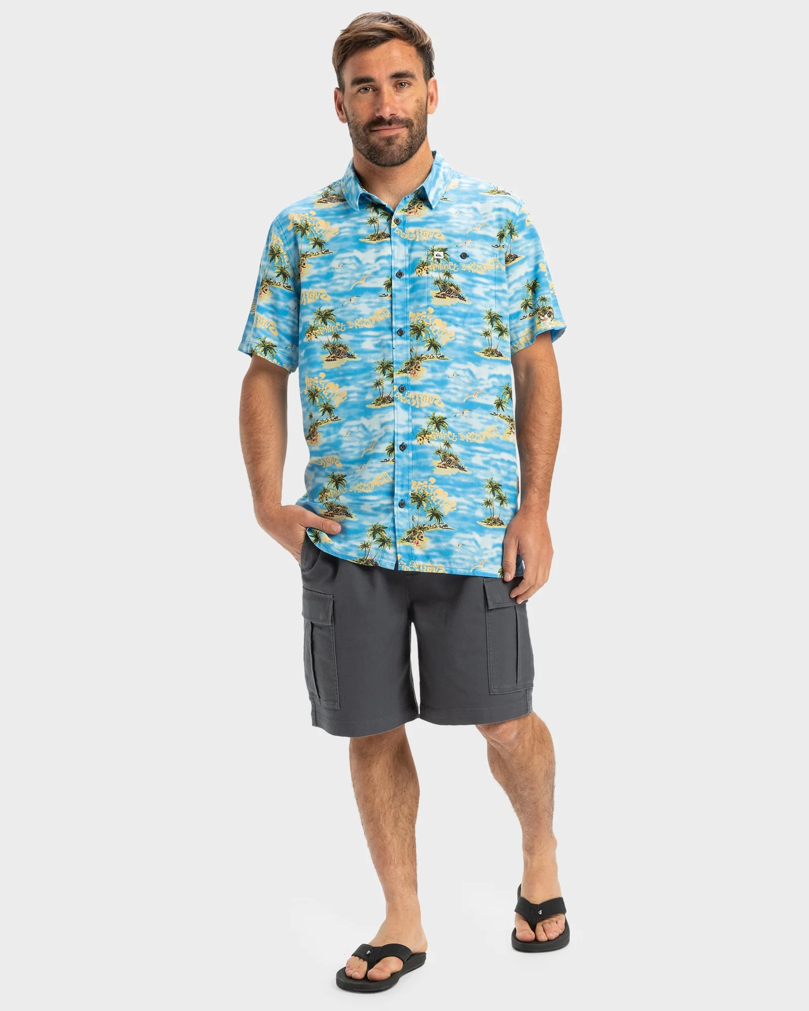 Mens Safe Paradise Short Sleeve Shirt