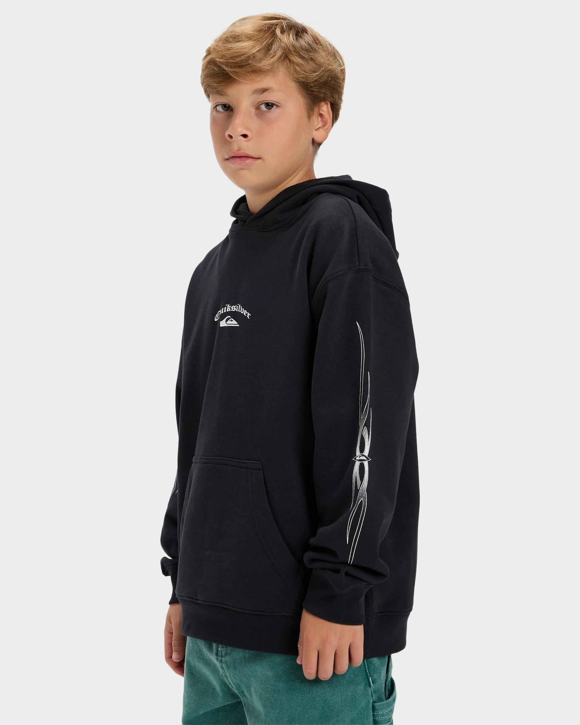 Boys 8-16 Stretch Tribal Pullover Hoodie