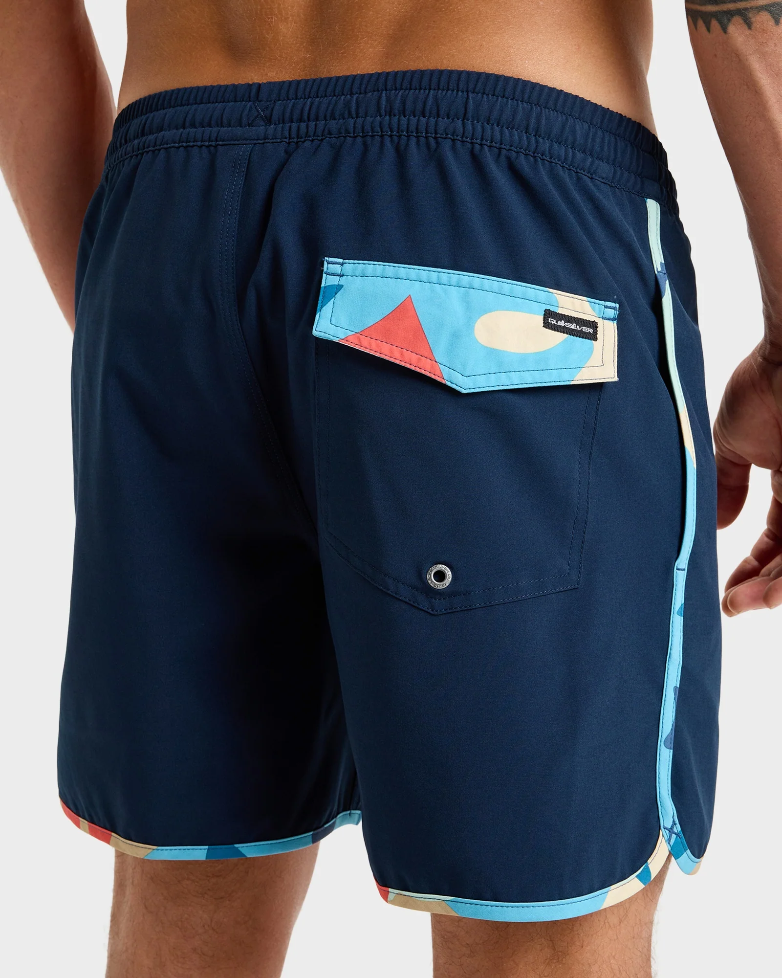 Mens Surfslik Scallop 16 Swim Shorts