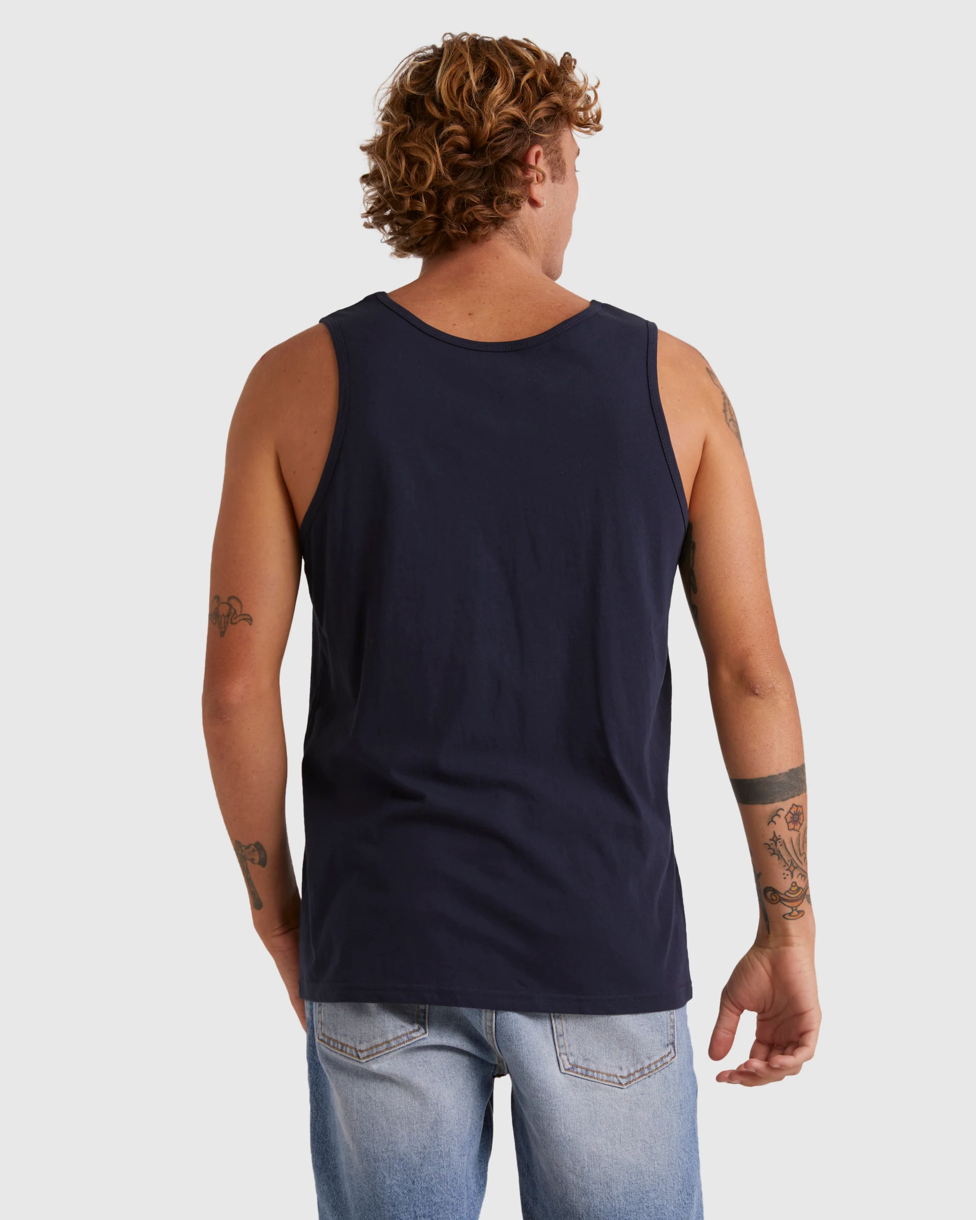 Mens Comp Logo Muscle Vest Top