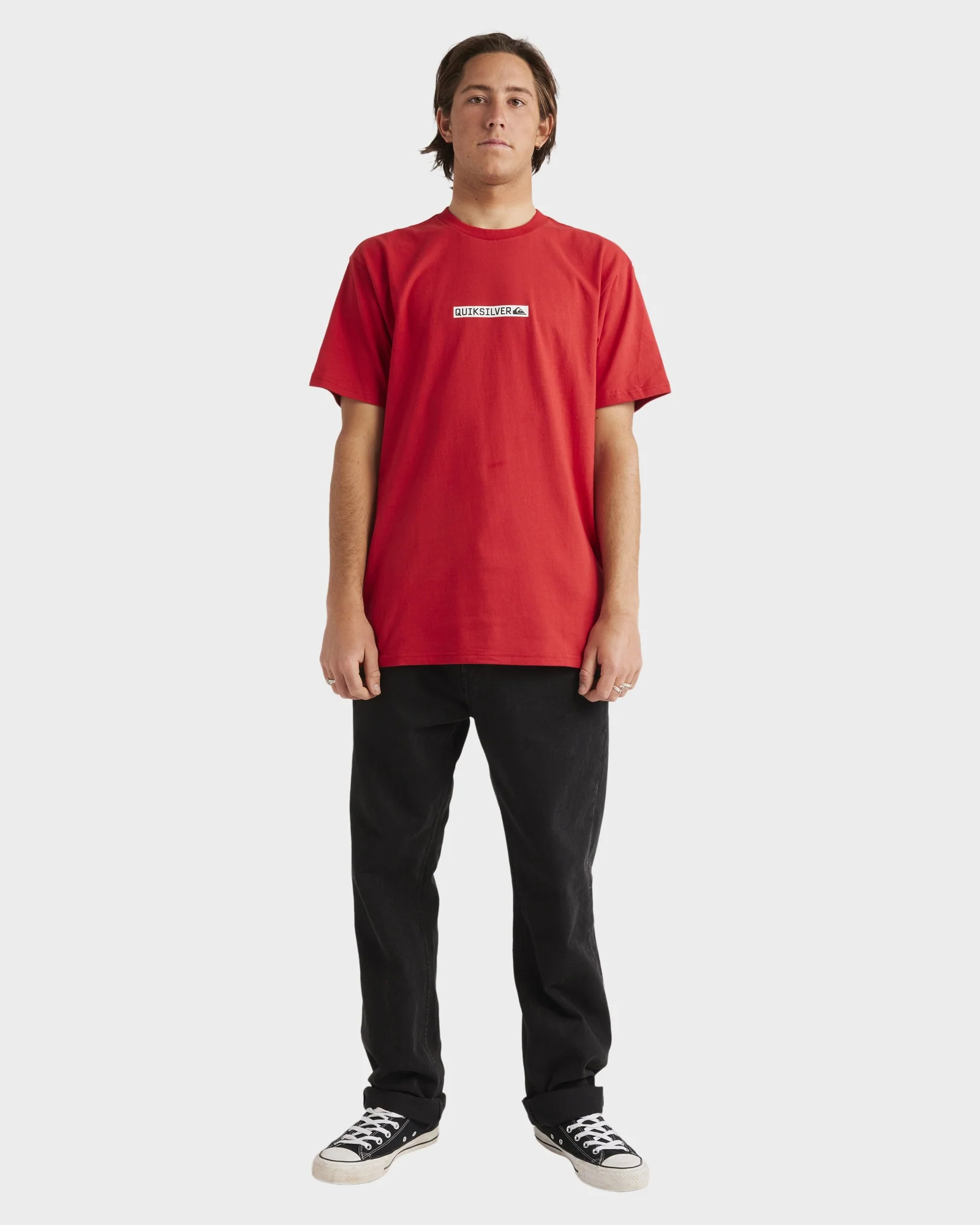 Mens Quiksilver Clicker Logo T-Shirt