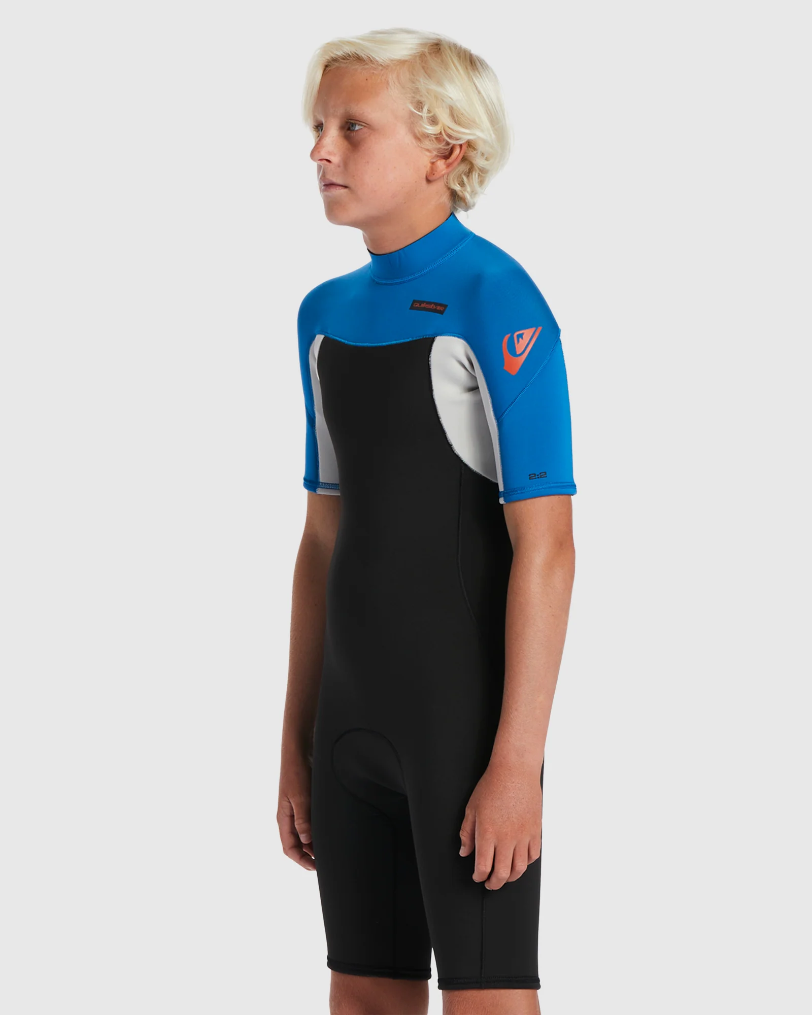Boys 8-16 2/2mm Everyday Sessions Short Sleeve Back Zip Springsuit