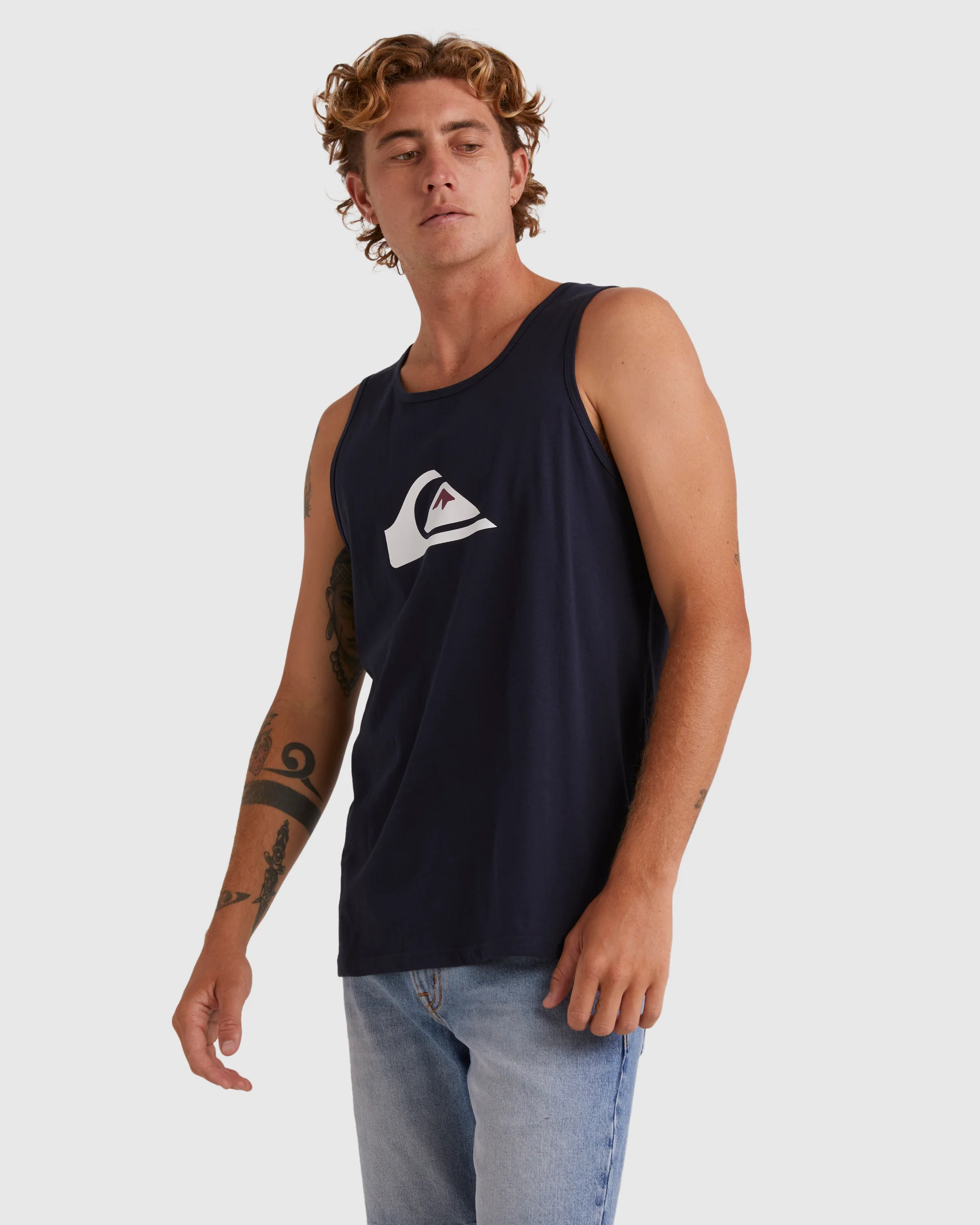 Mens Comp Logo Muscle Vest Top