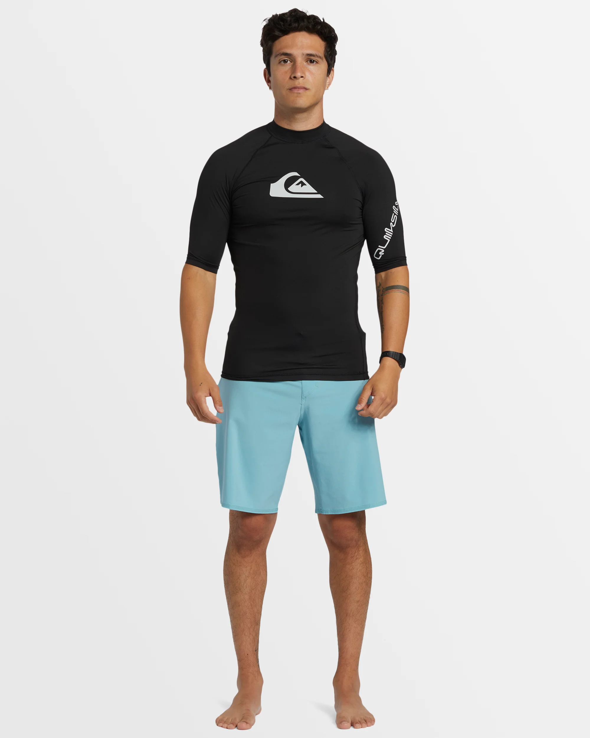 Mens All Time Short Sleeve Upf 50 Rash Vest
