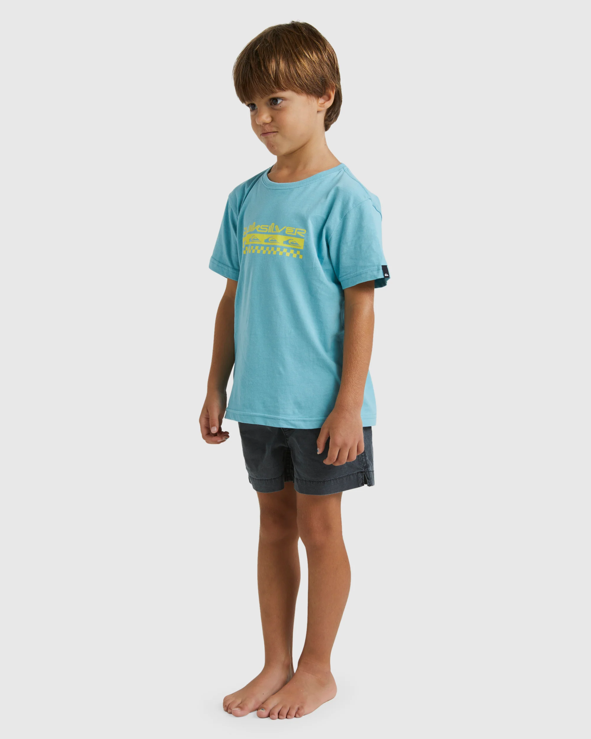 Boys 2-7 Omni Check Turn T-Shirt