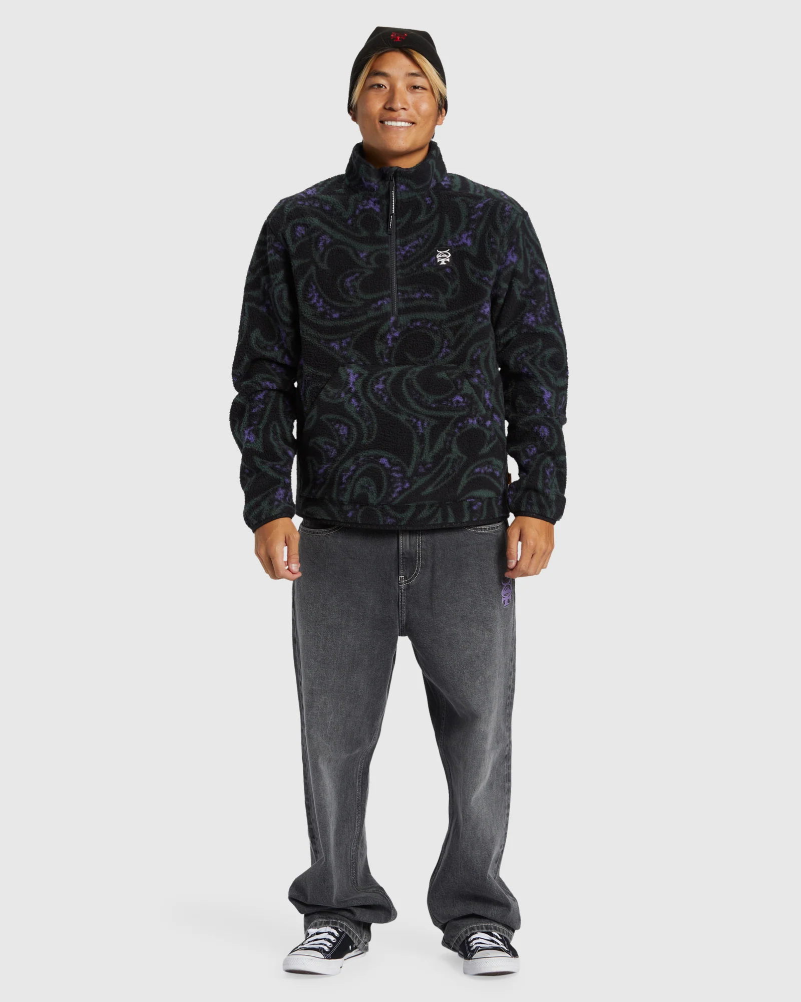 Mens Mercury Half Zip Sweatshirt