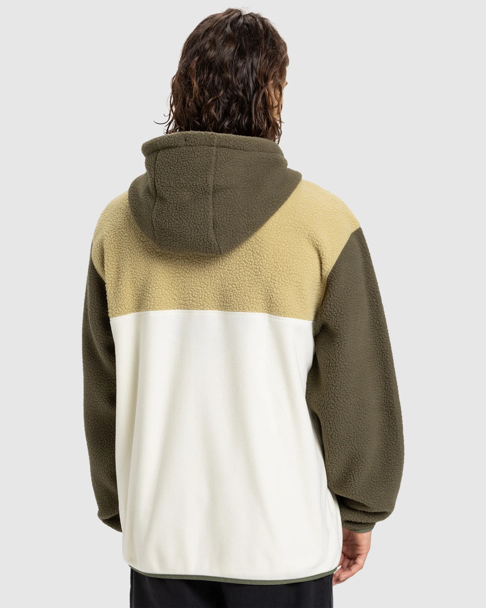 Mens Ocean View Mix Up Fleece Hoodie