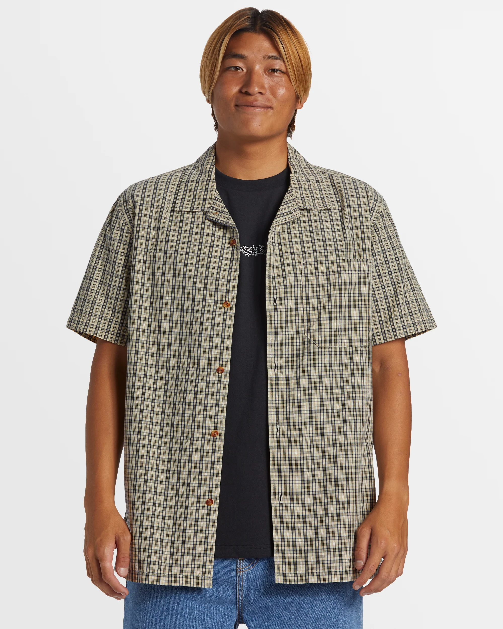 Mens Saturn Casual Short Sleeve Shirt