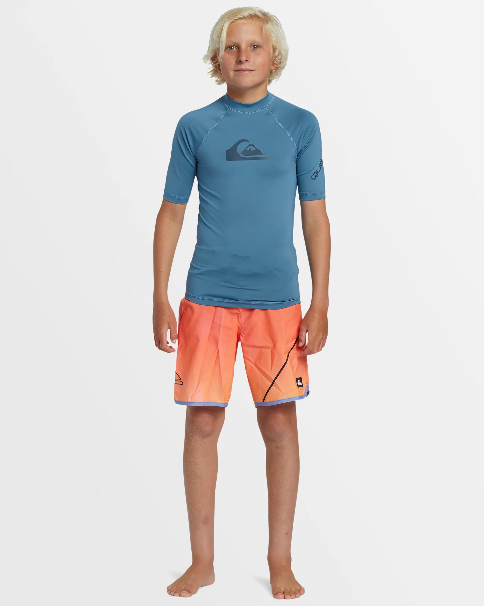 Boys 8-16 All Time Short Sleeve UPF 50 Rash Vest