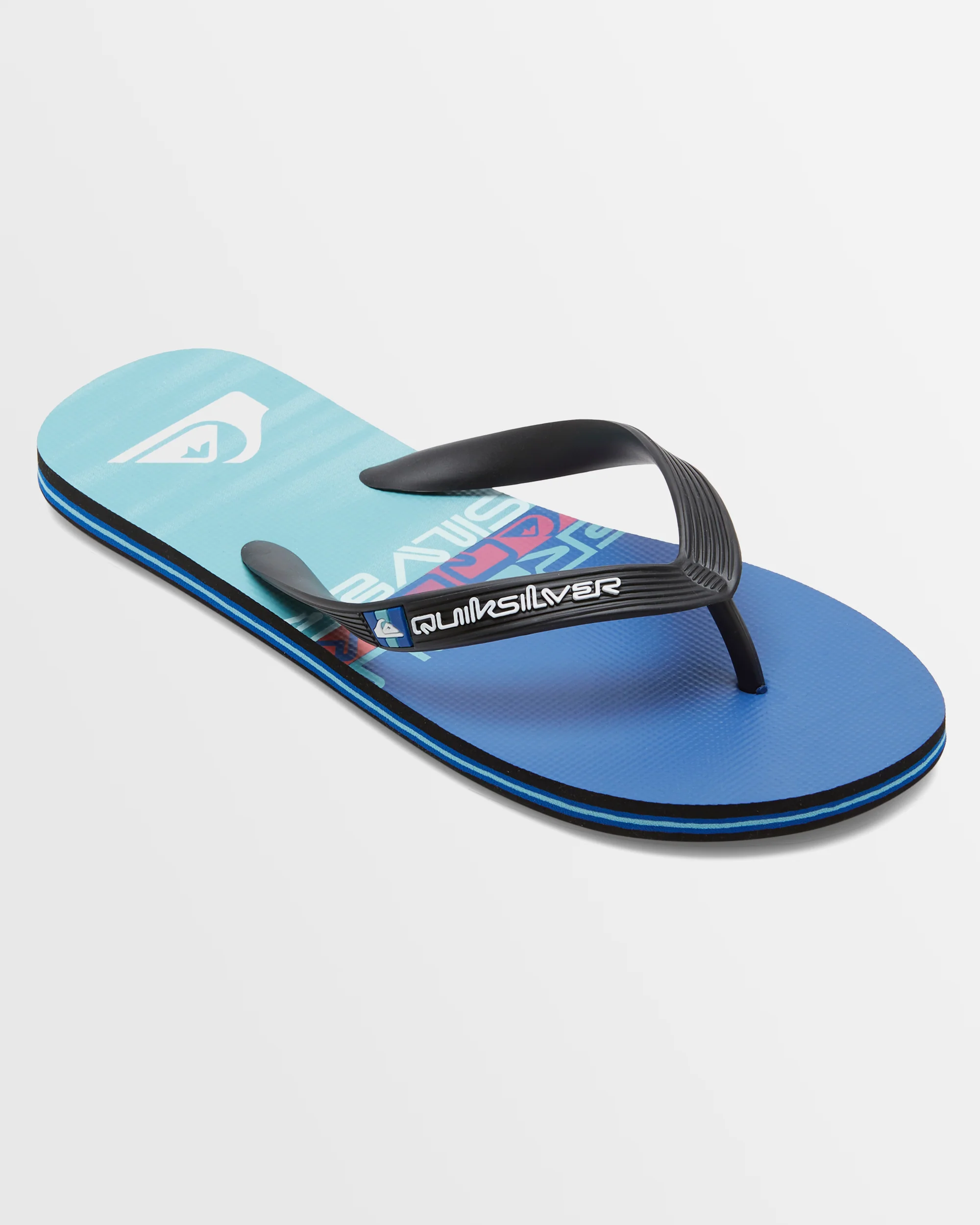 Mens Molokai Stripe Beach Flip-Flops