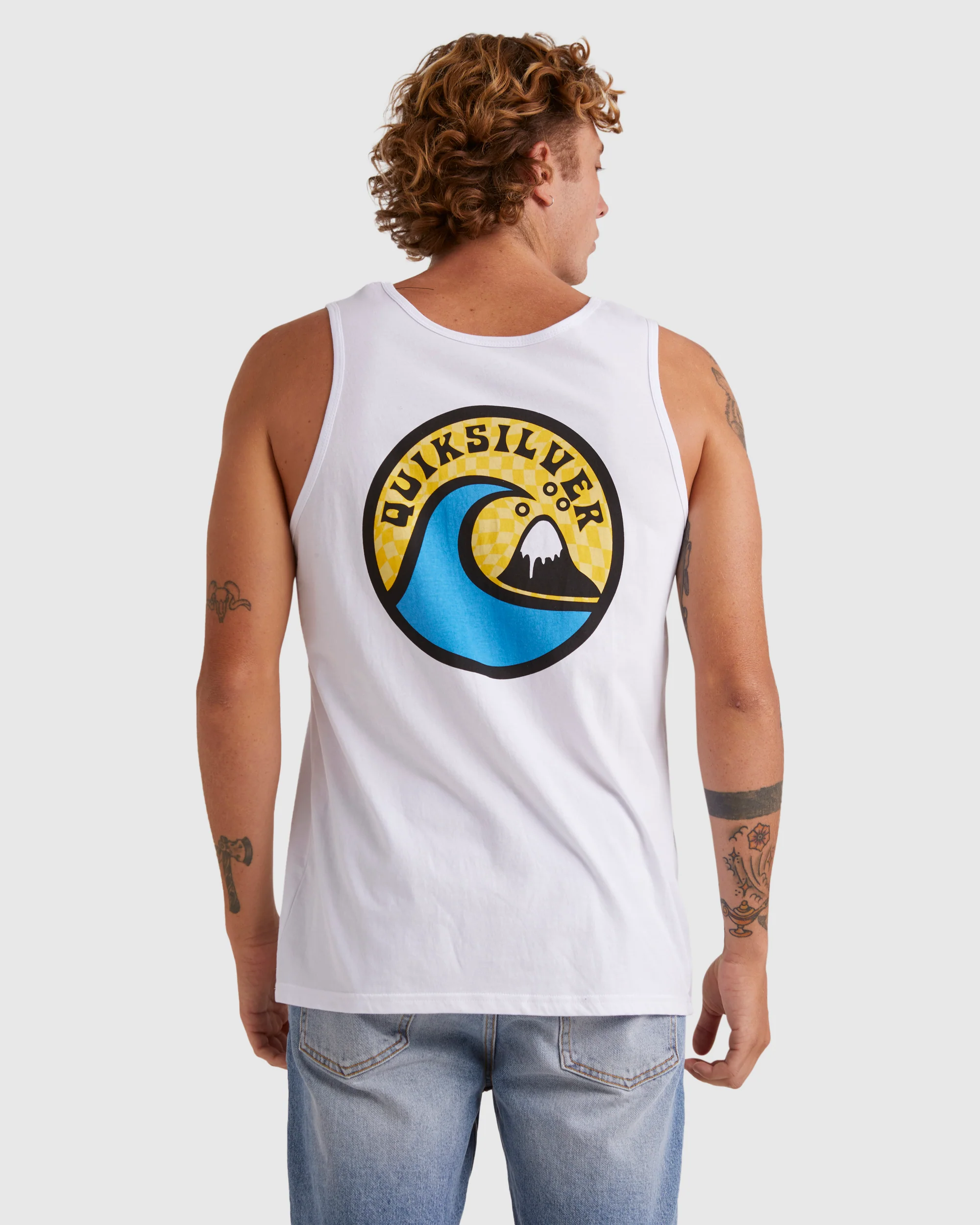 Mens Feeling The Vibe Muscle Vest Top