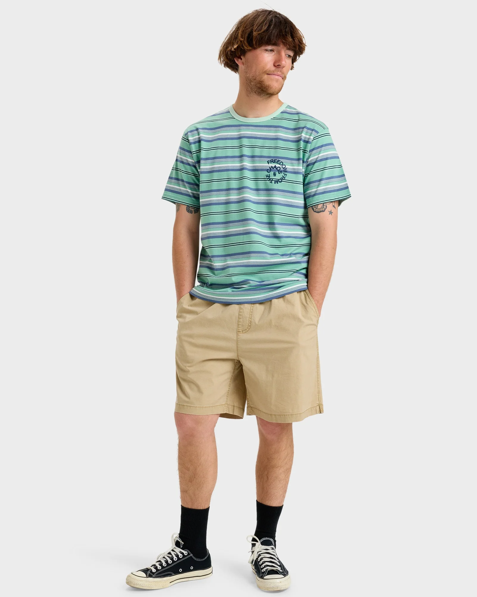 Mens Taxer 18 Elastic Waist Walkshorts