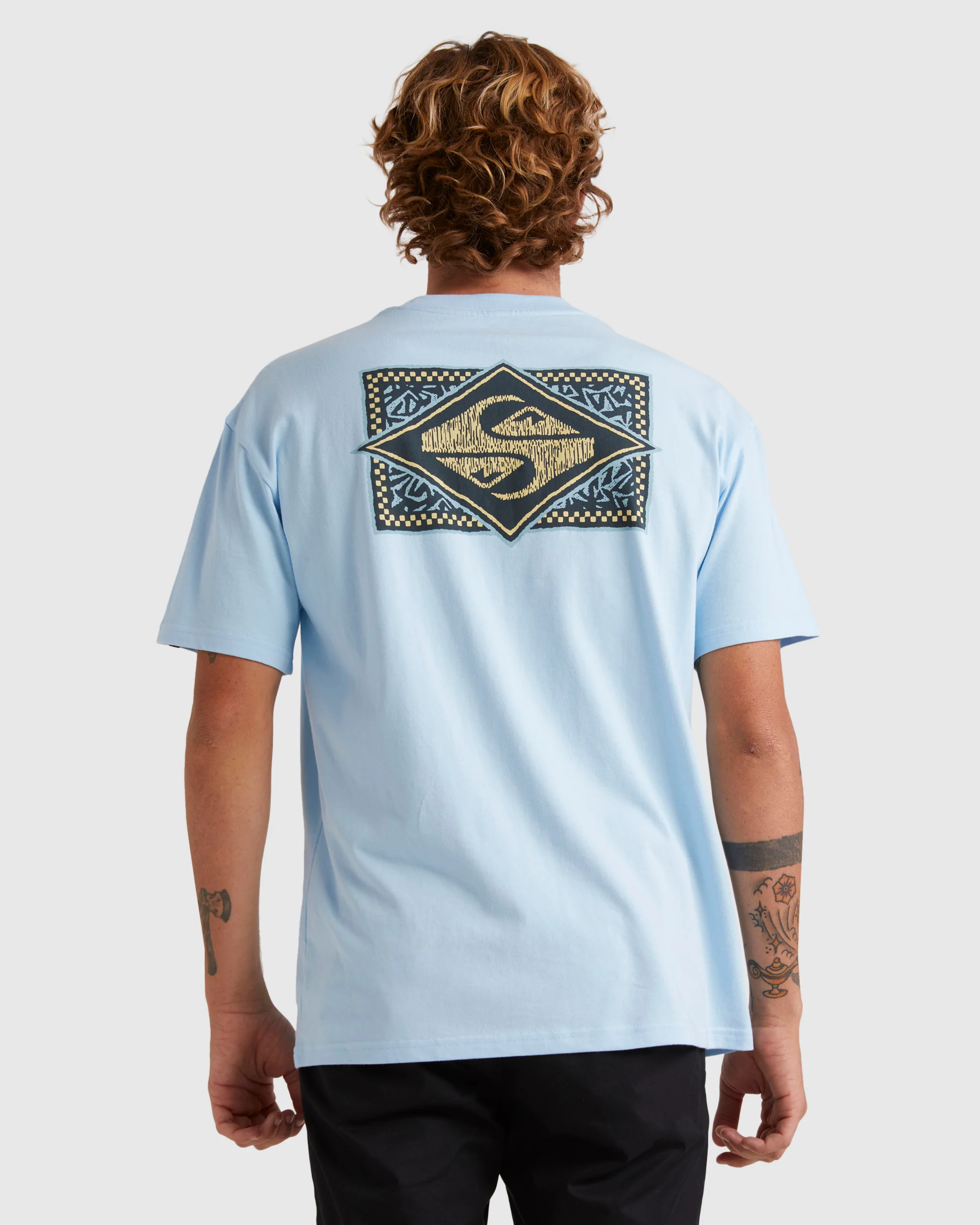 Mens Back Flash Oversized T-shirt