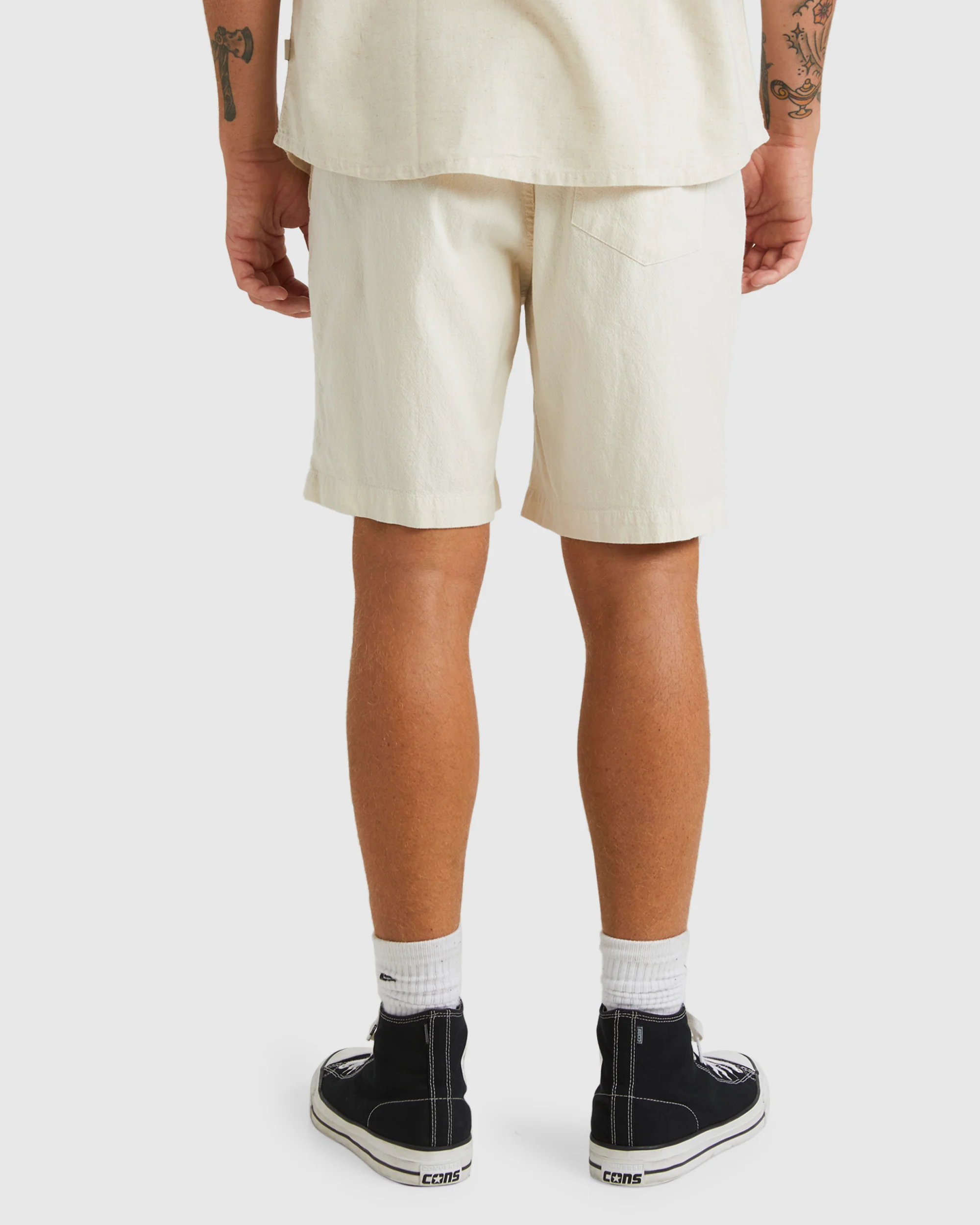 Mens Palm Waves 17 Elasticated Walk Shorts