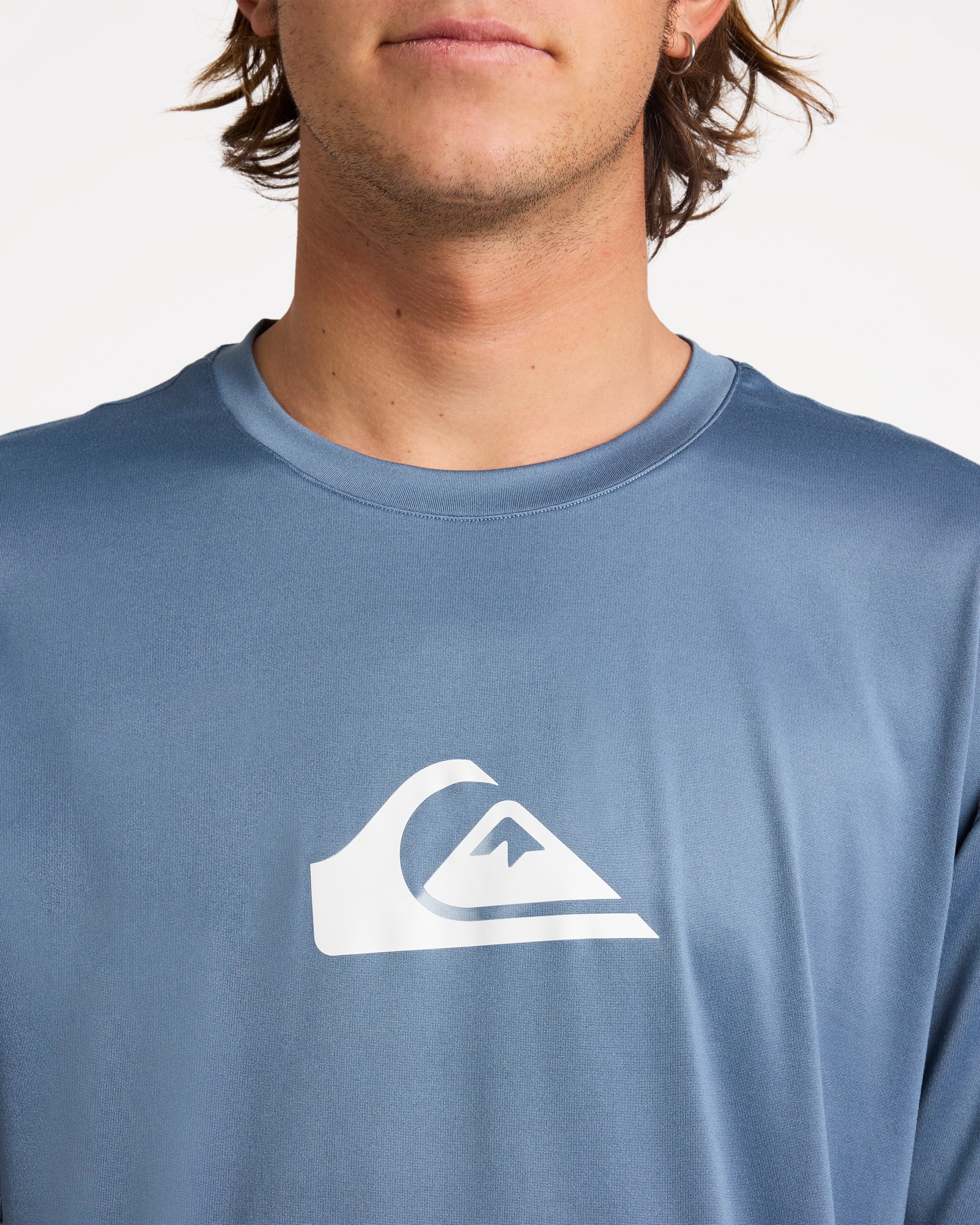 Mens Solid Streak Surf Shirt
