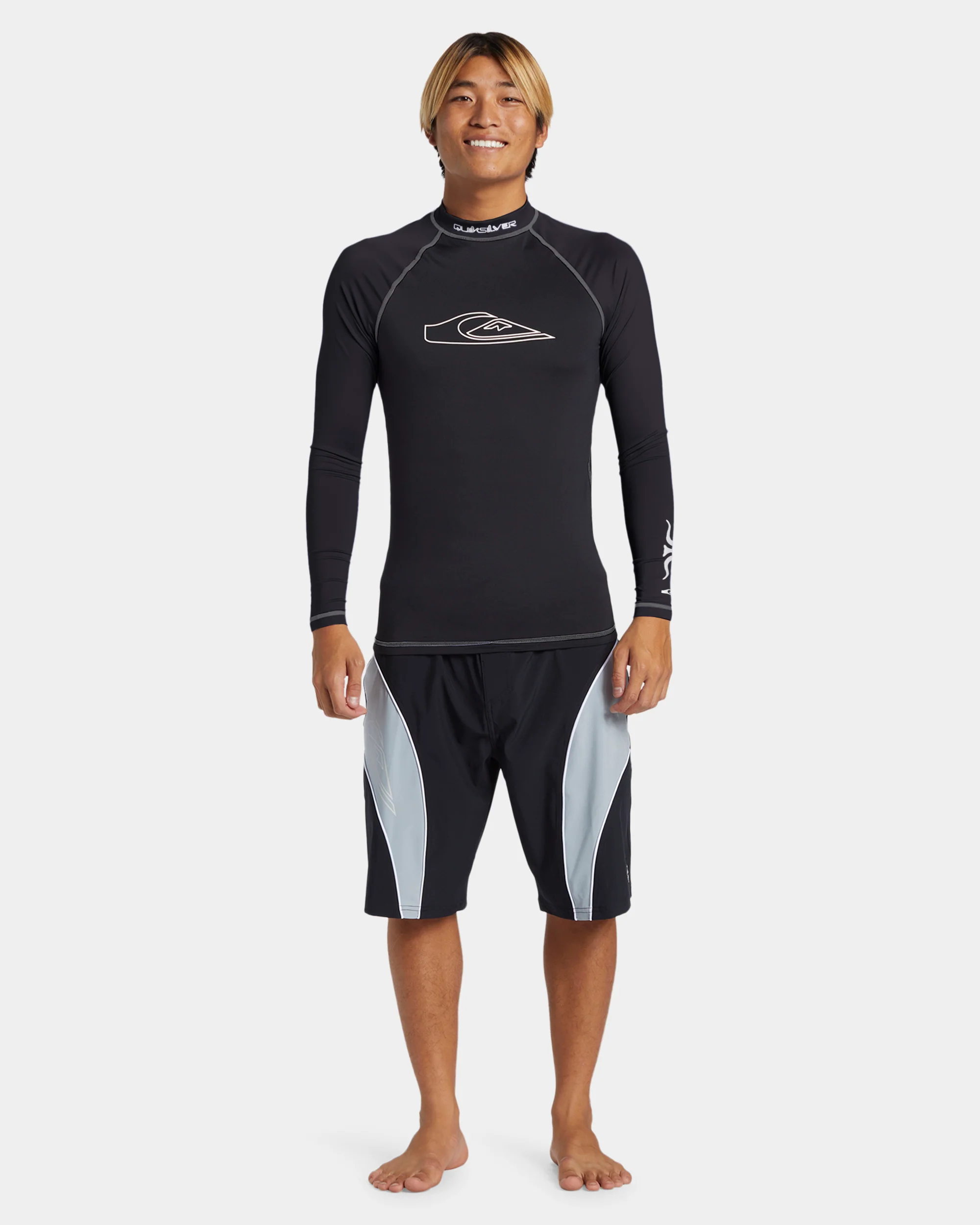 Mens Mercury Long Sleeve UPF 50 Rash Vest