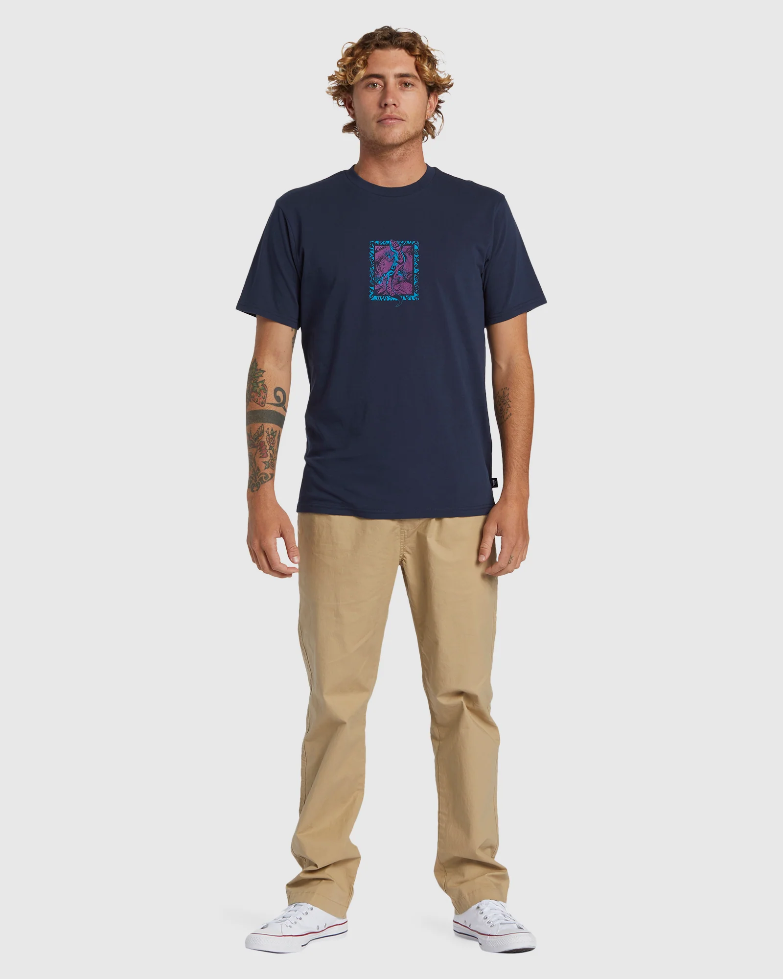 Mens Reptillia Oversized Short Sleeve T-Shirt