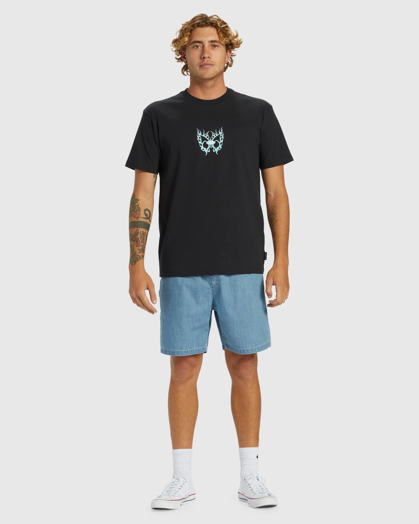 Mens Butterflier Moe Short Sleeve T-Shirt