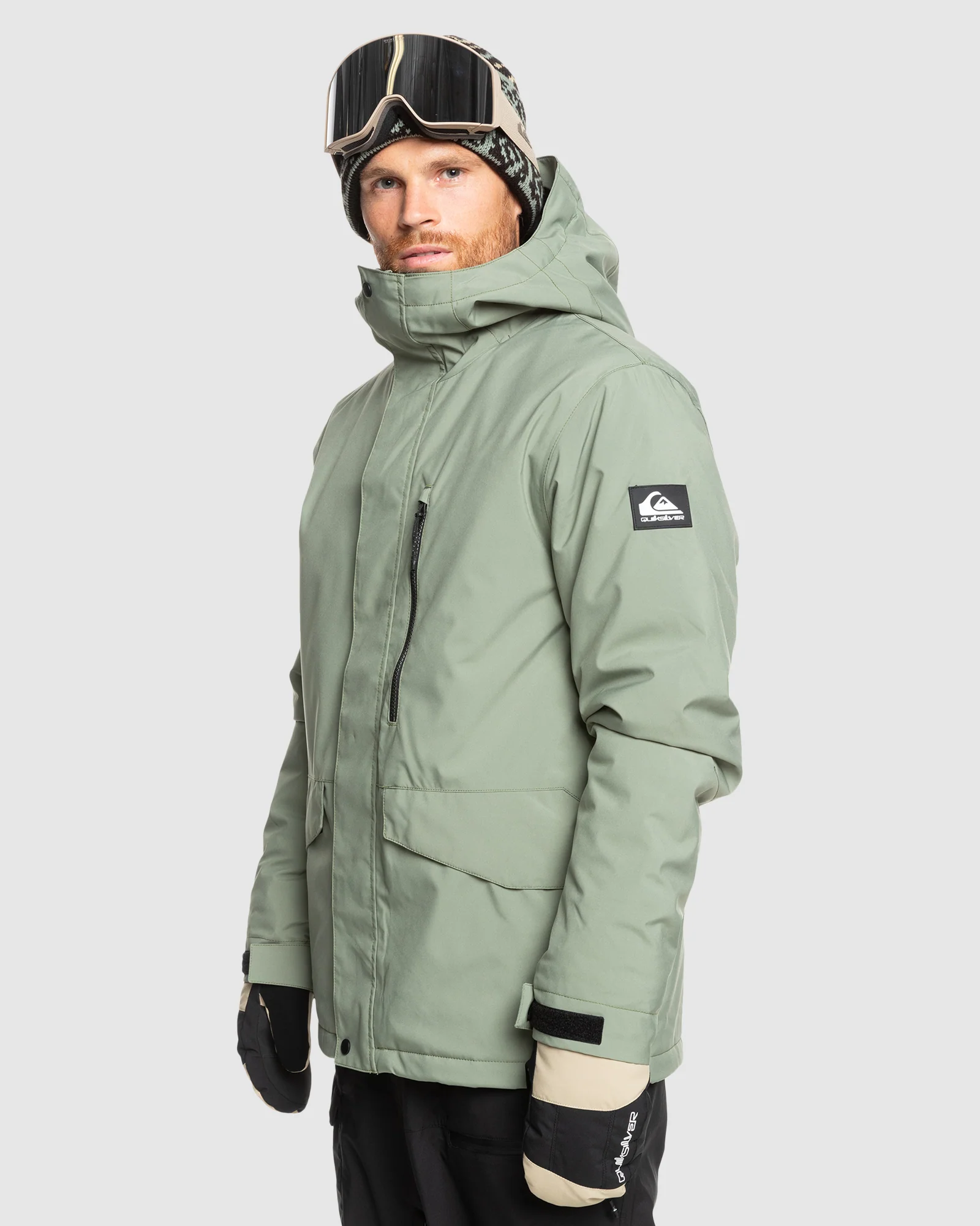 Mens Mission Solid Snow Jacket