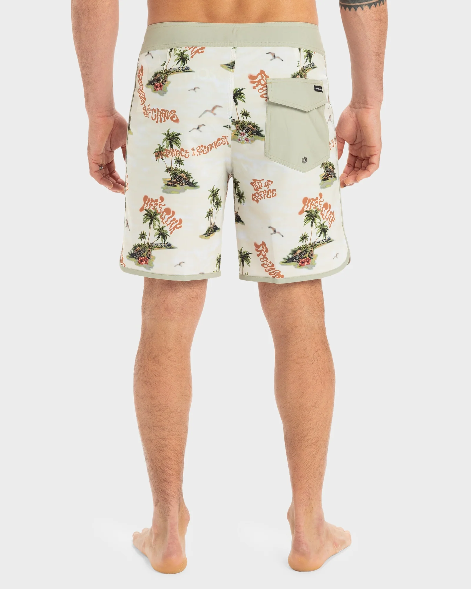 Mens Surfsilk Scallop 18 Boardshorts