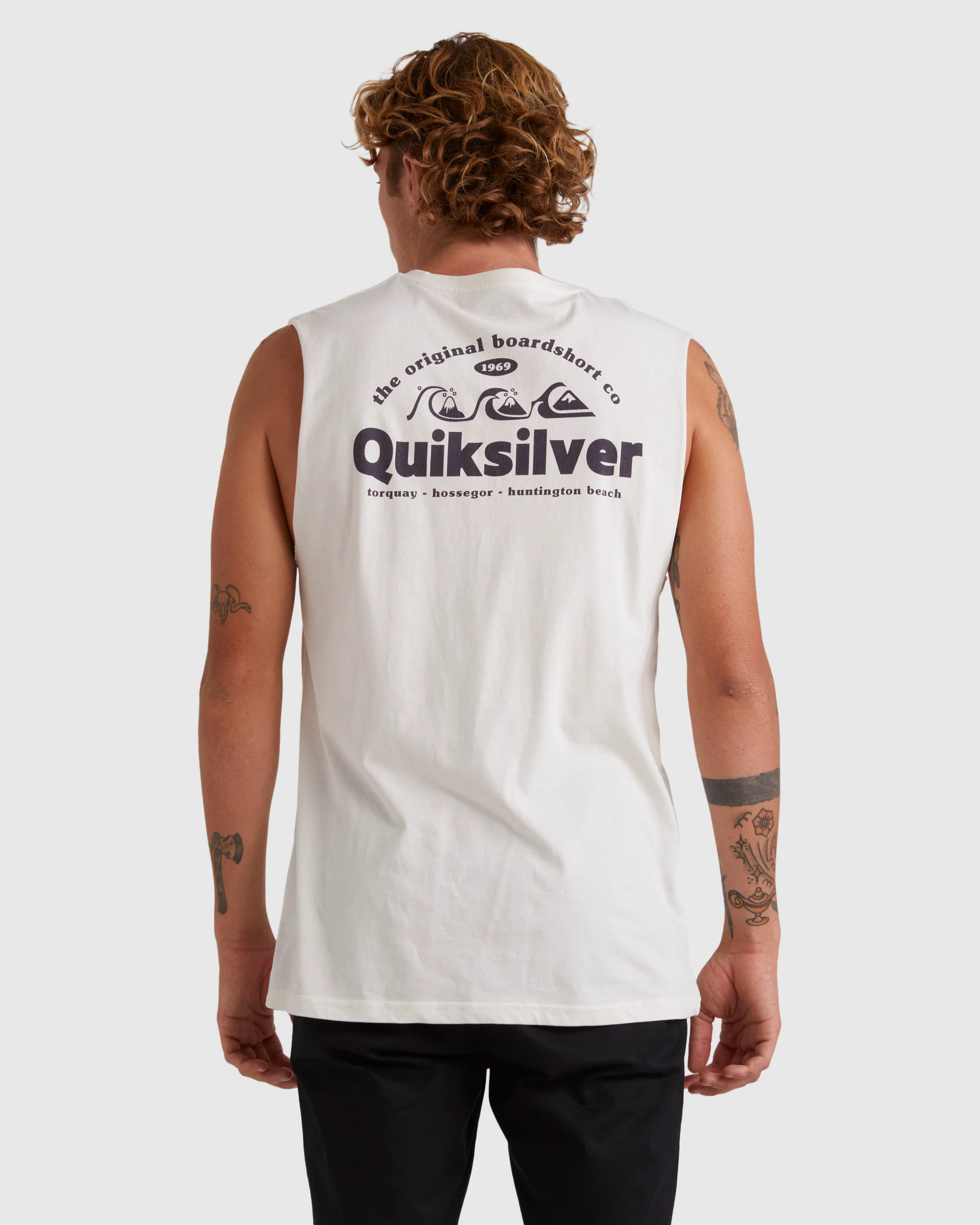 Mens Triple Up Sleeveless Muscle T-Shirt